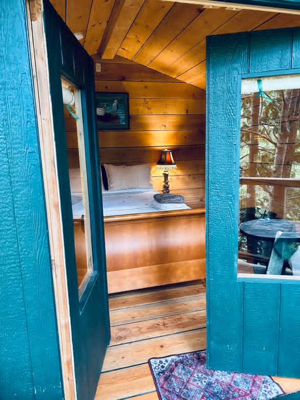 From the deck looking in