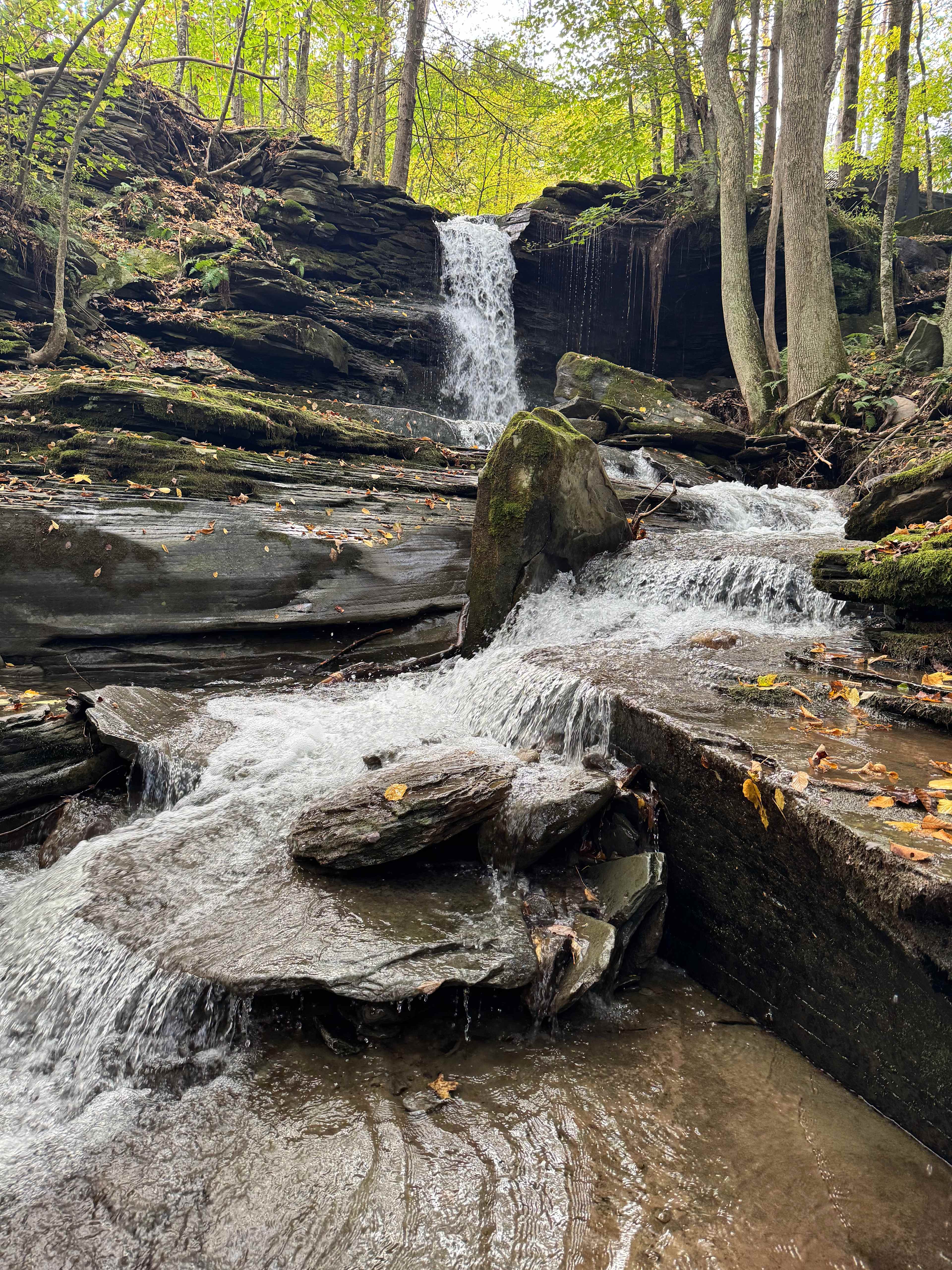 Glamping Tent Overlooking Waterfall