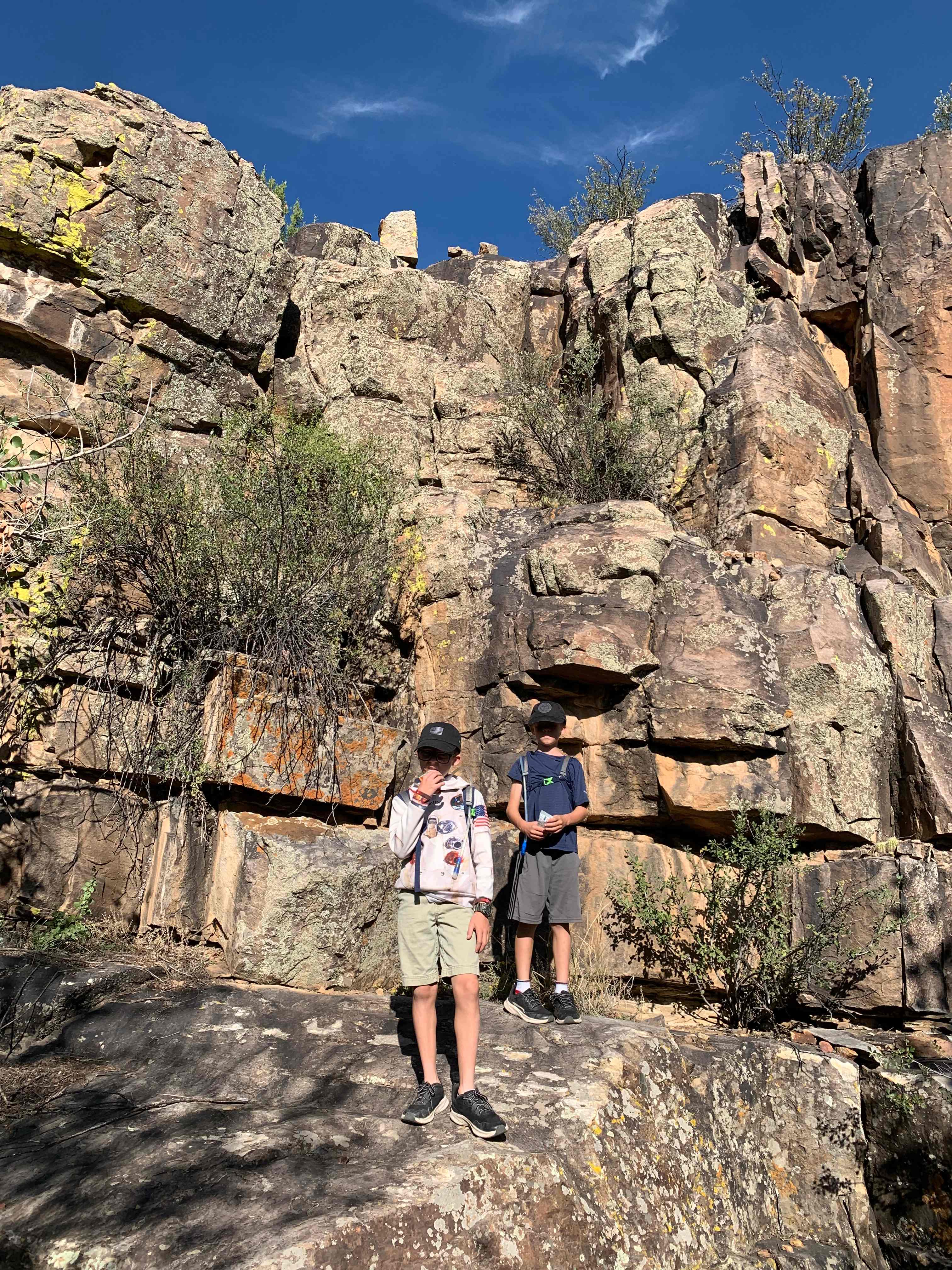 Canyon a short distance from camp