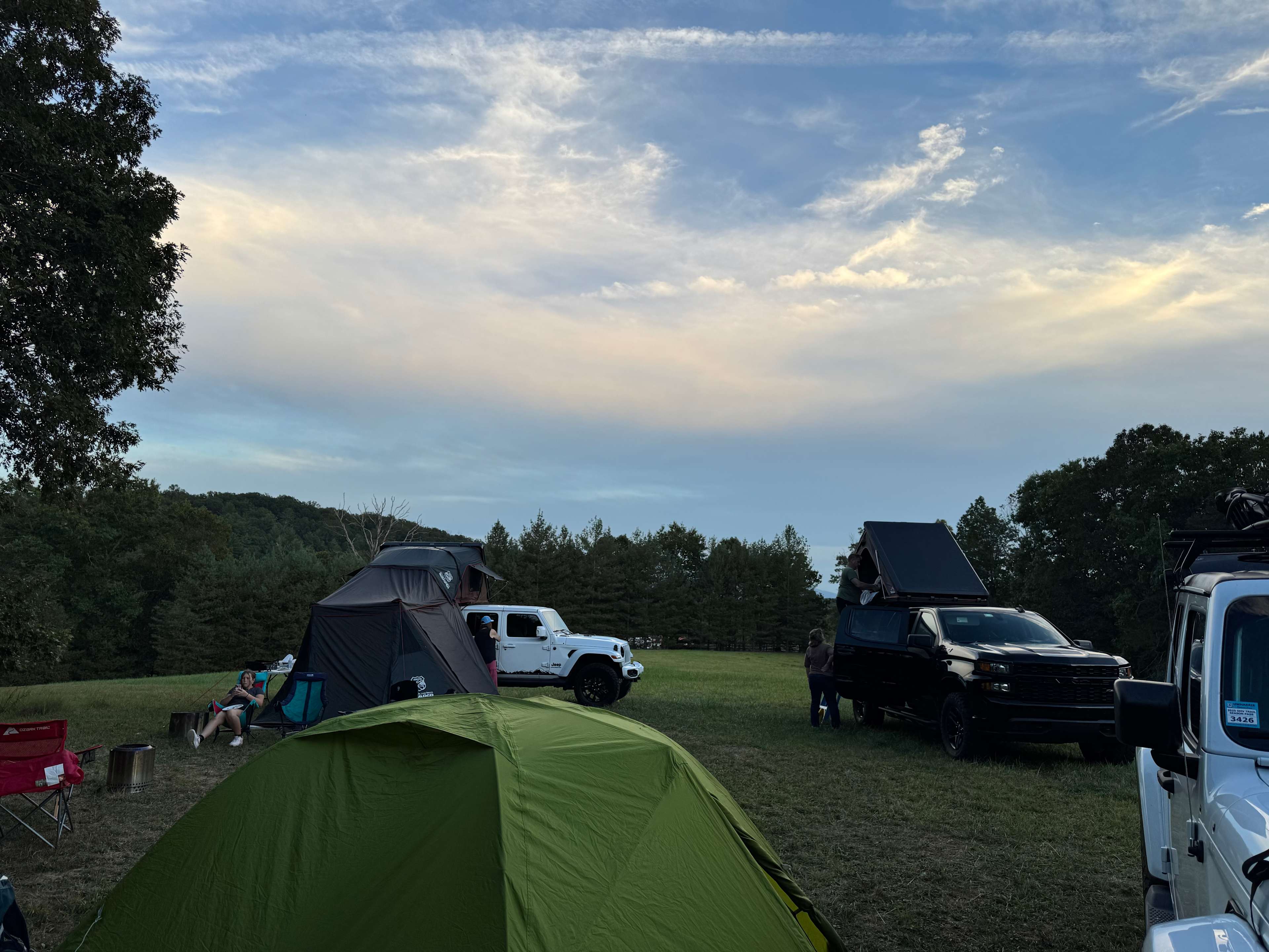 Camping at Oak Grove