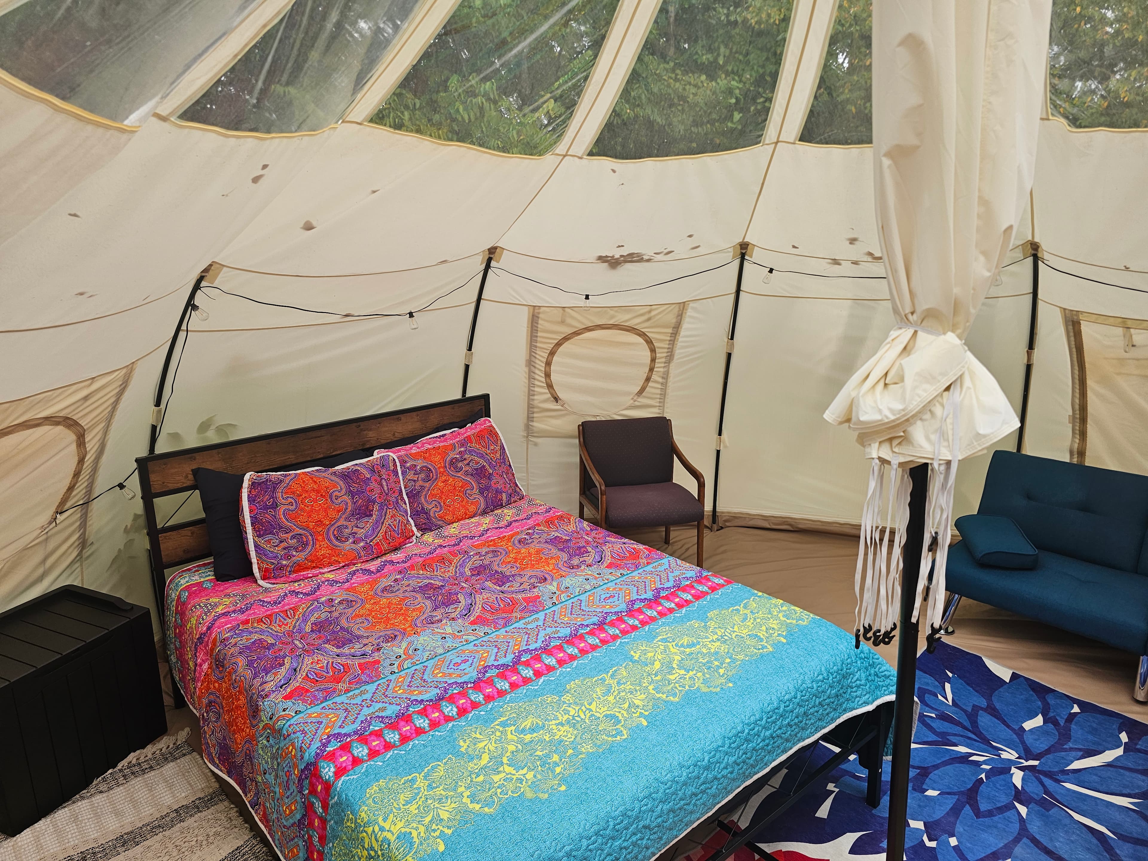 Yurt Glamping Tents + Farm Animals
