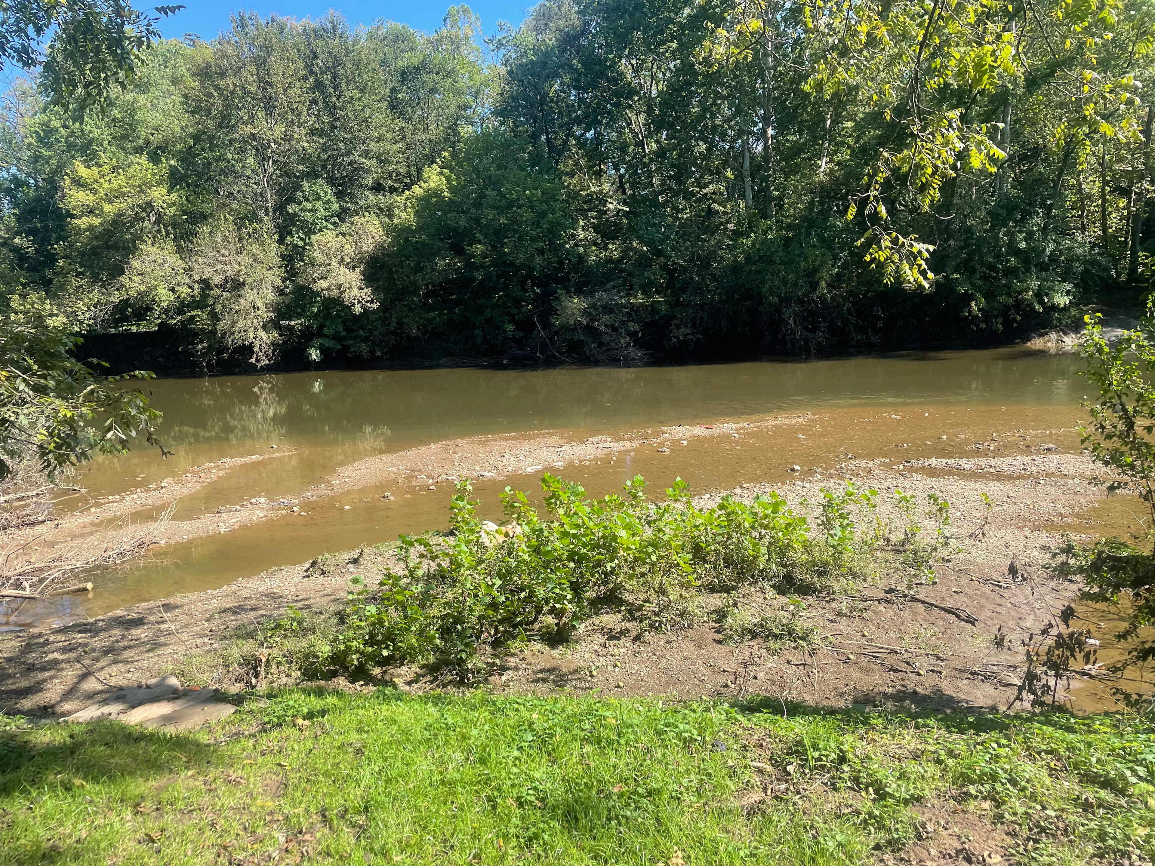 Such a perfect spot. Nice shoreline, and shallow. Also gets very deep if you want to swim. 