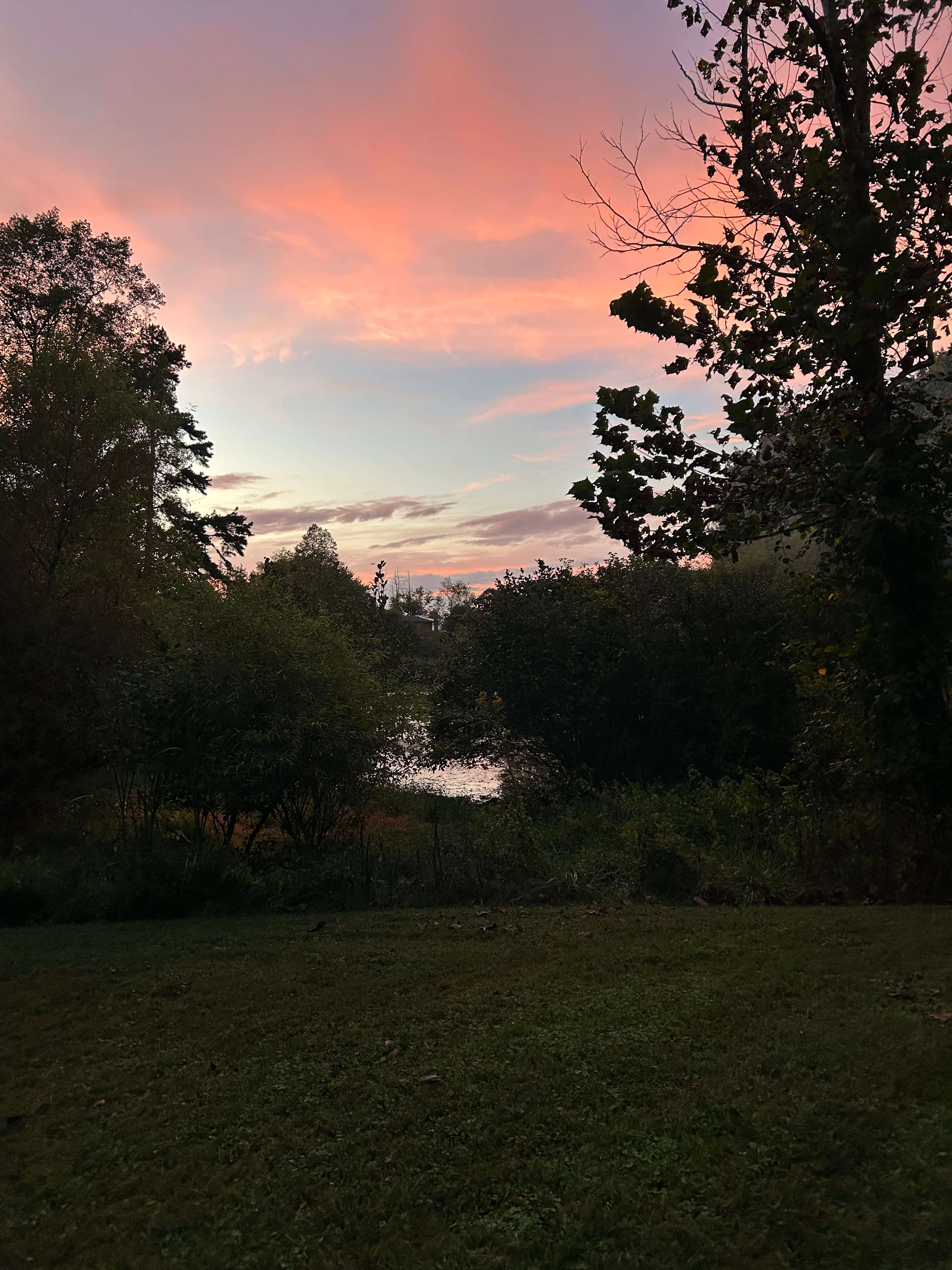 The sunset was beautiful!