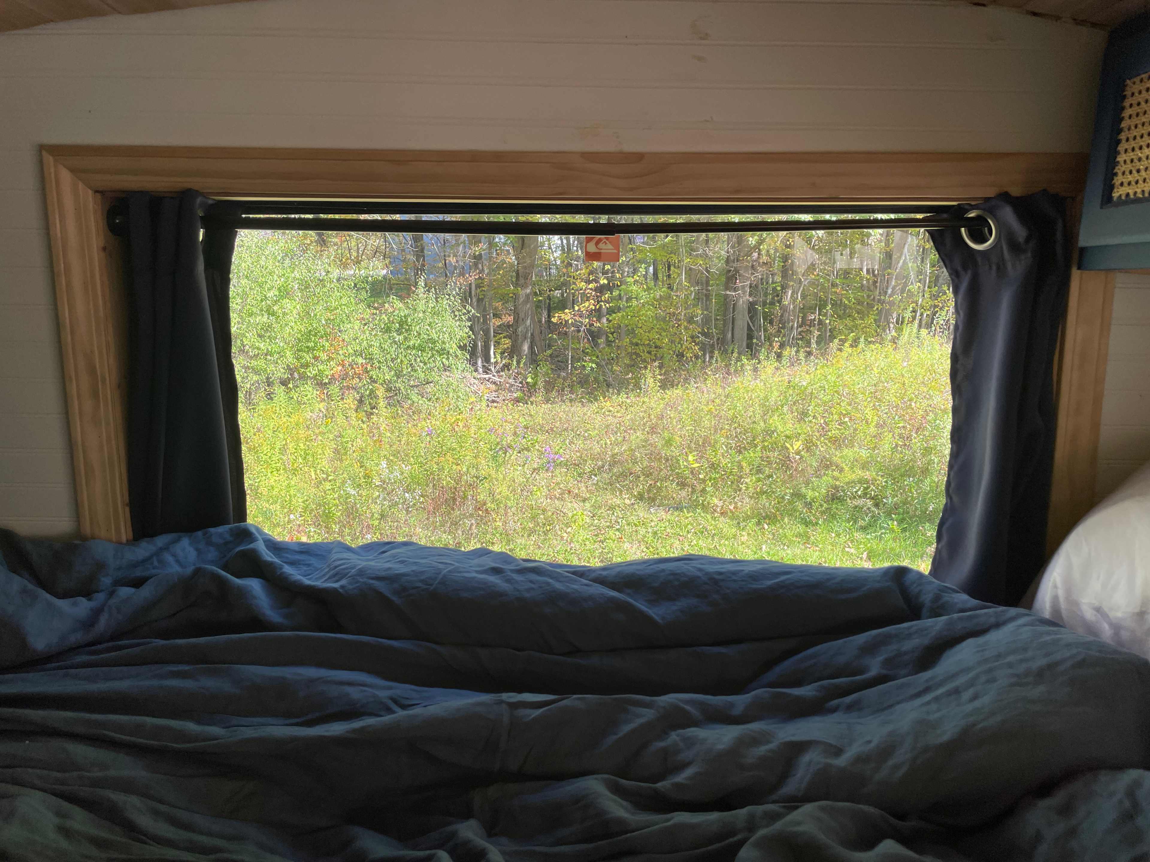 View from our back window. Very peaceful. 