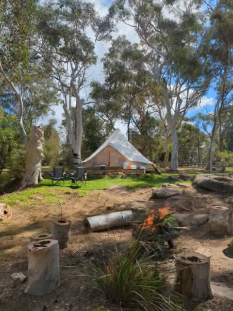 Rosewood Farm's Riverside Glamping