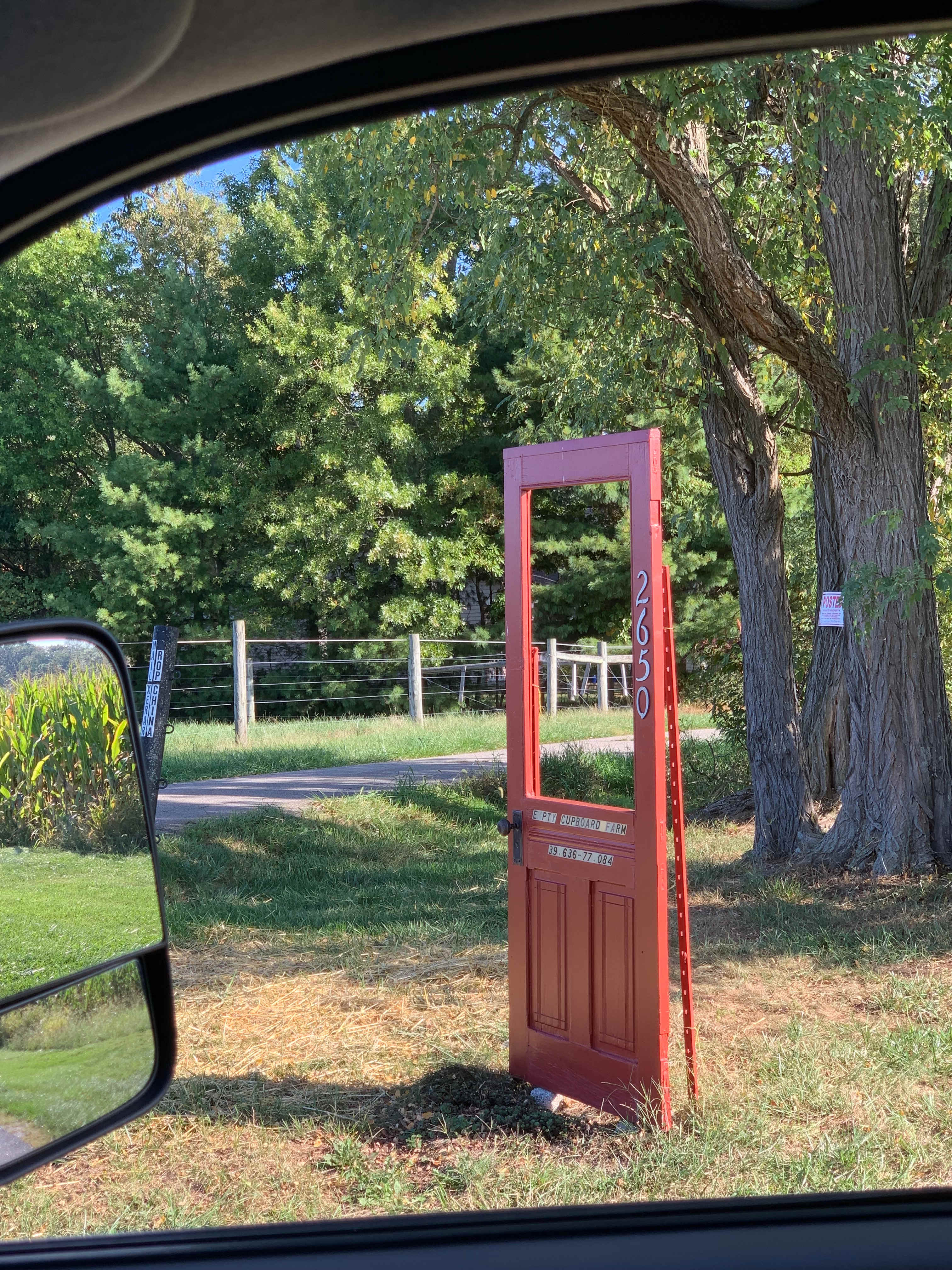 Love the door at entrance