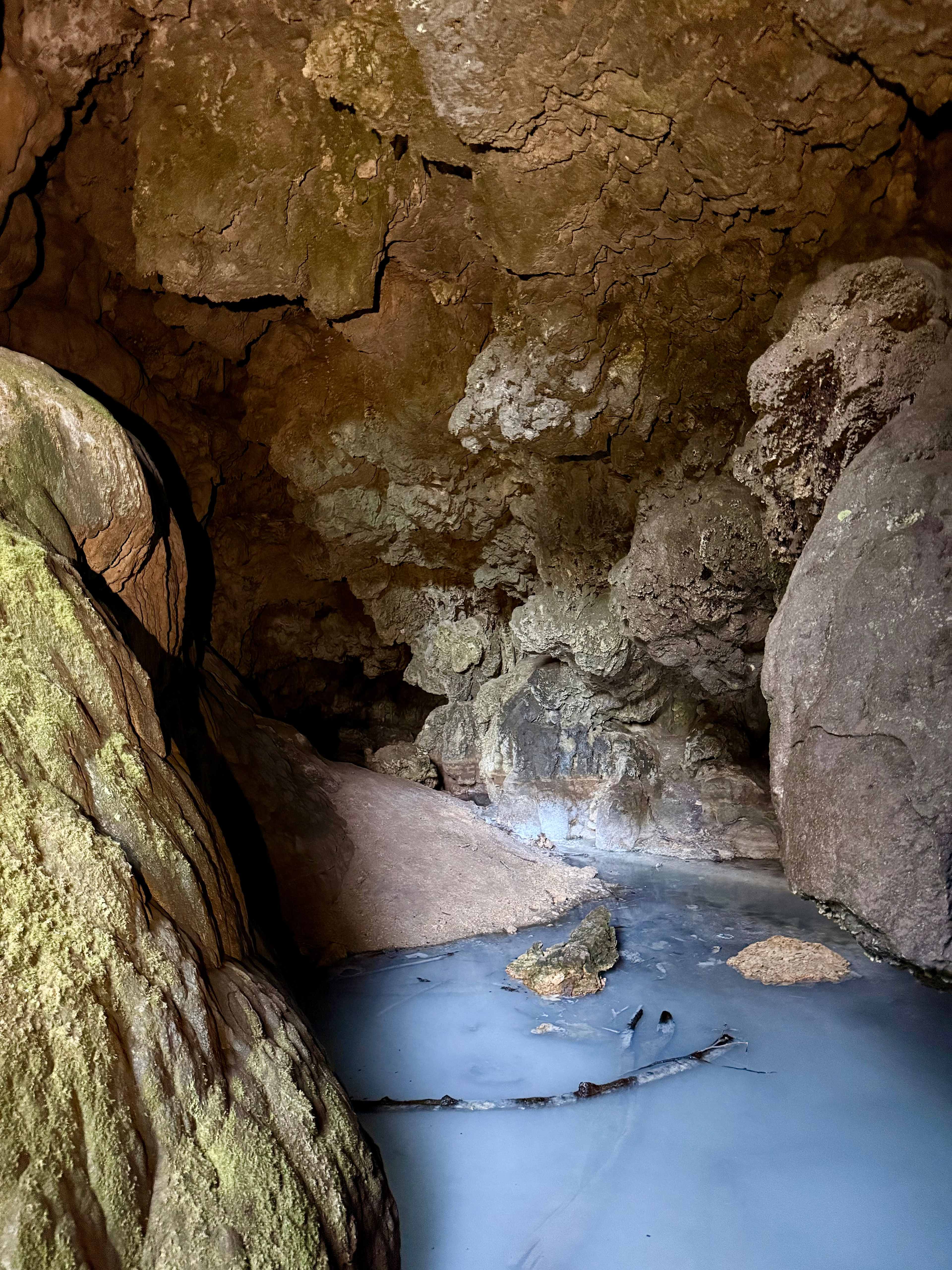 Their cave on the property 