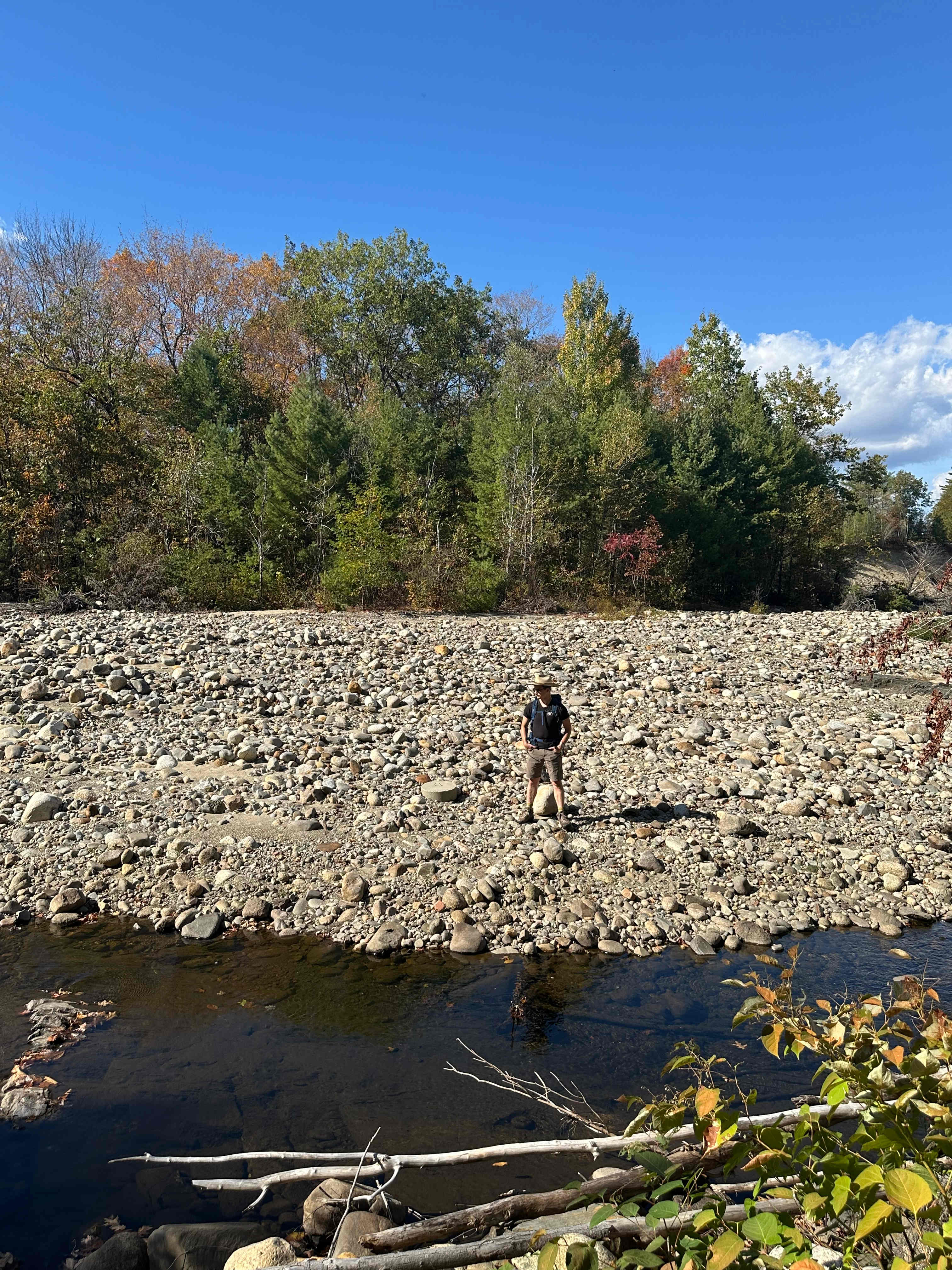Water is low this season, but this is across from the direct water access at the site 