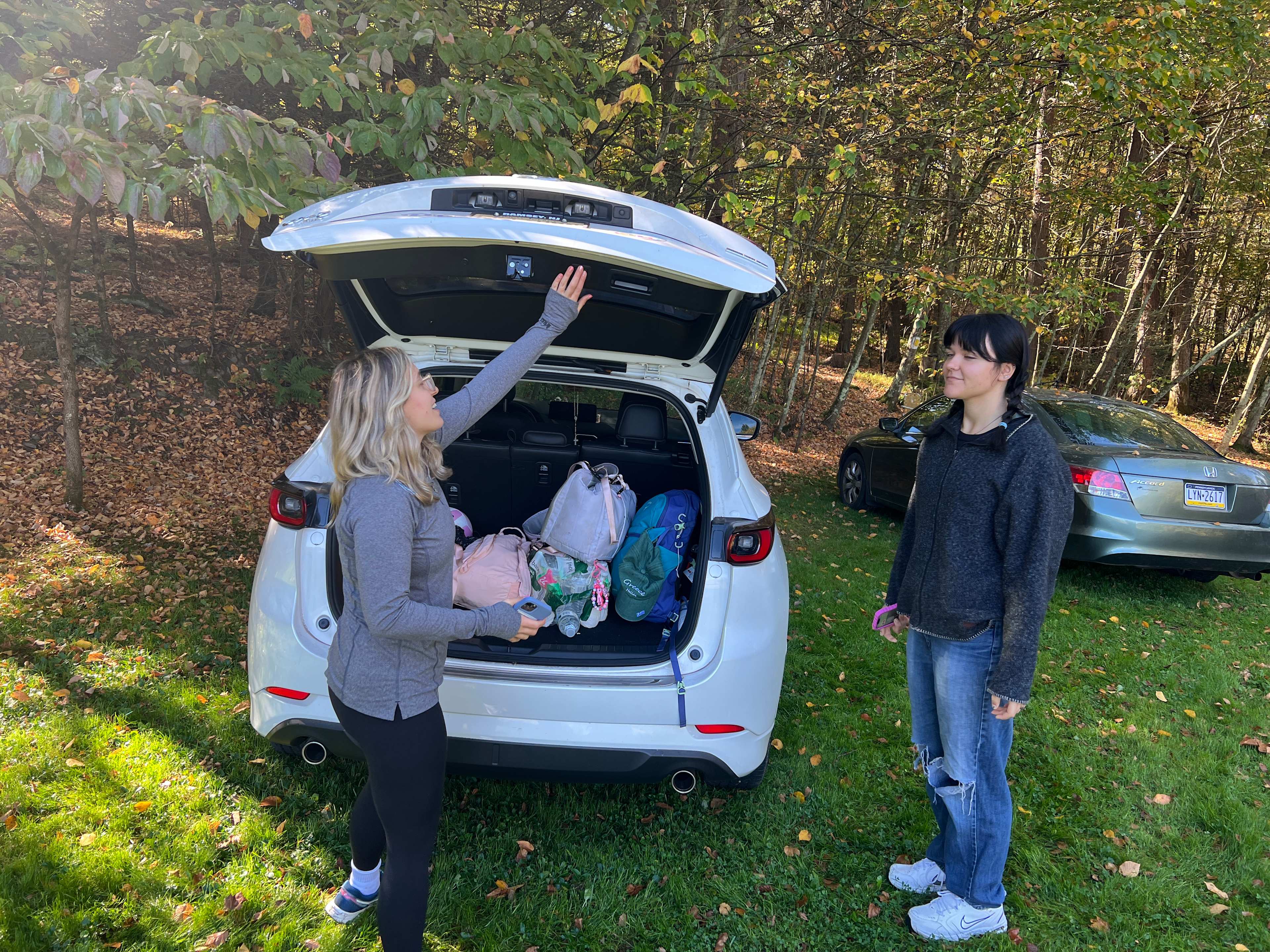 Parking right at the site!