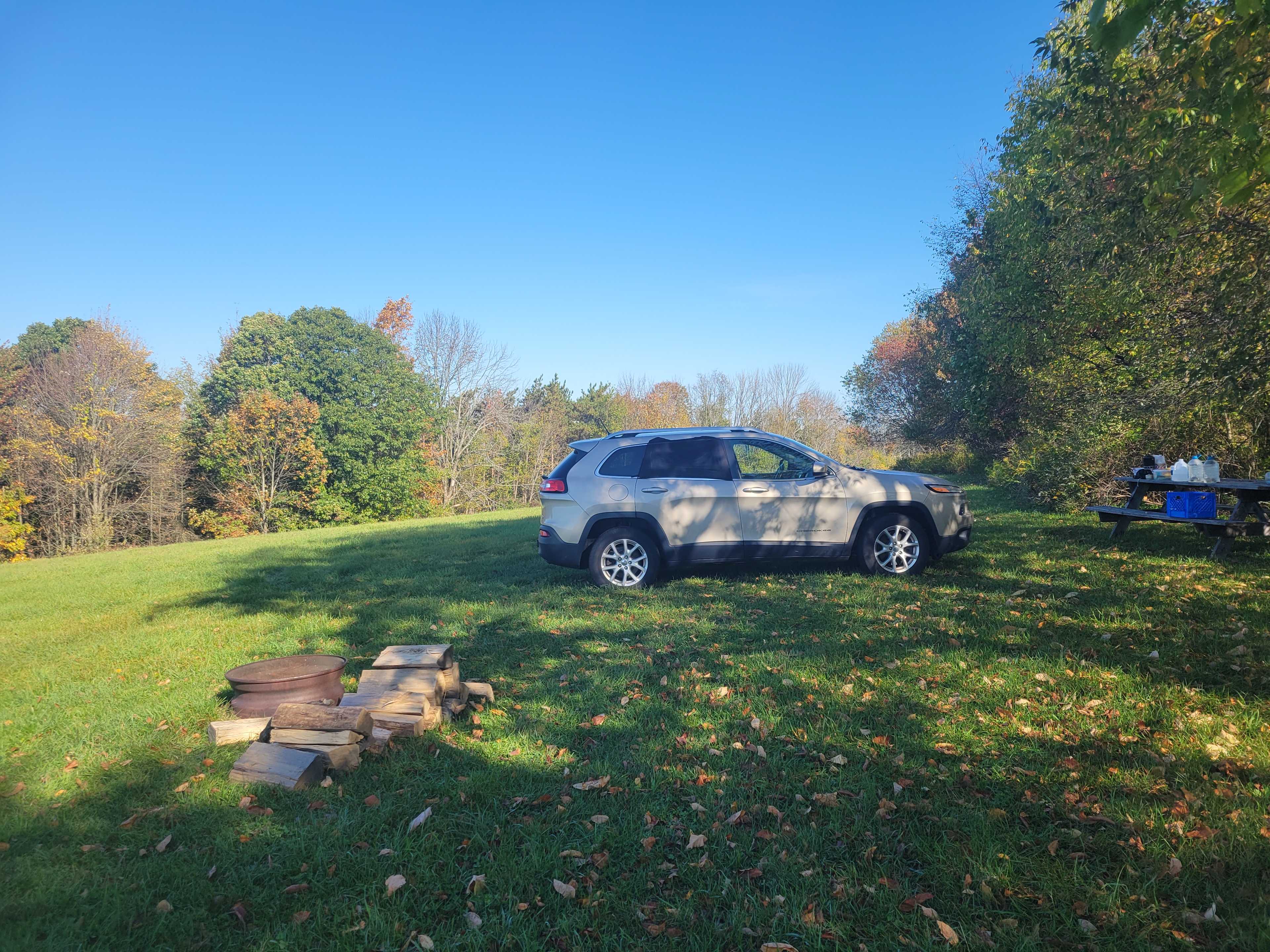 My Jeep camping setup 