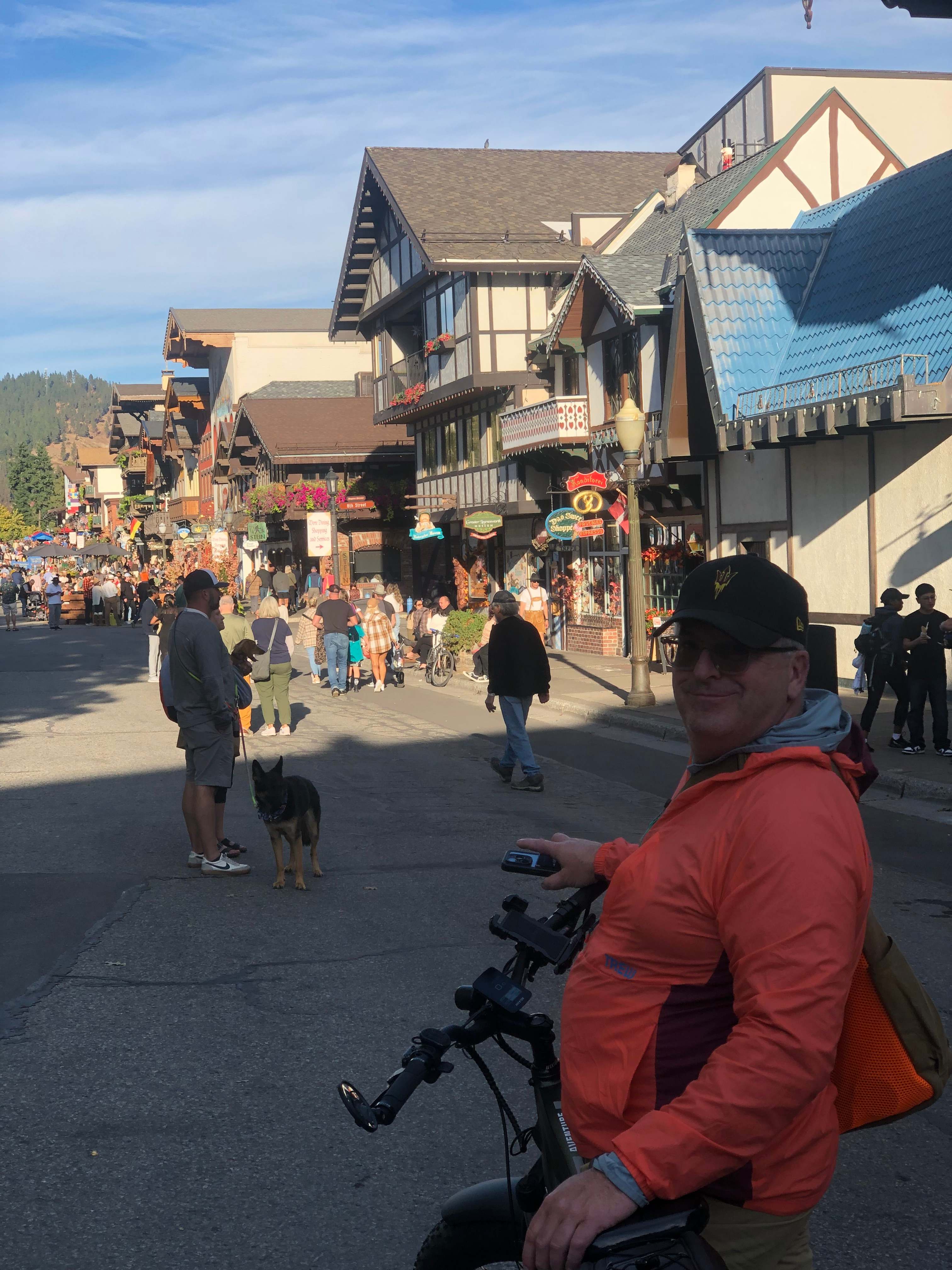 E-bikes at Leavenworth. 