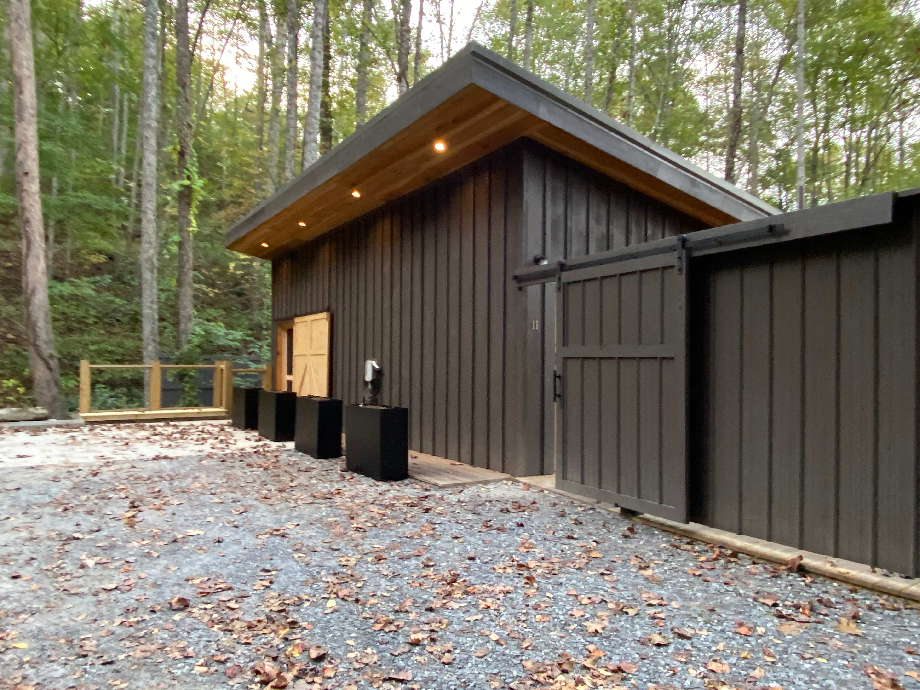 Asheville Area Luxury Glamping Deck