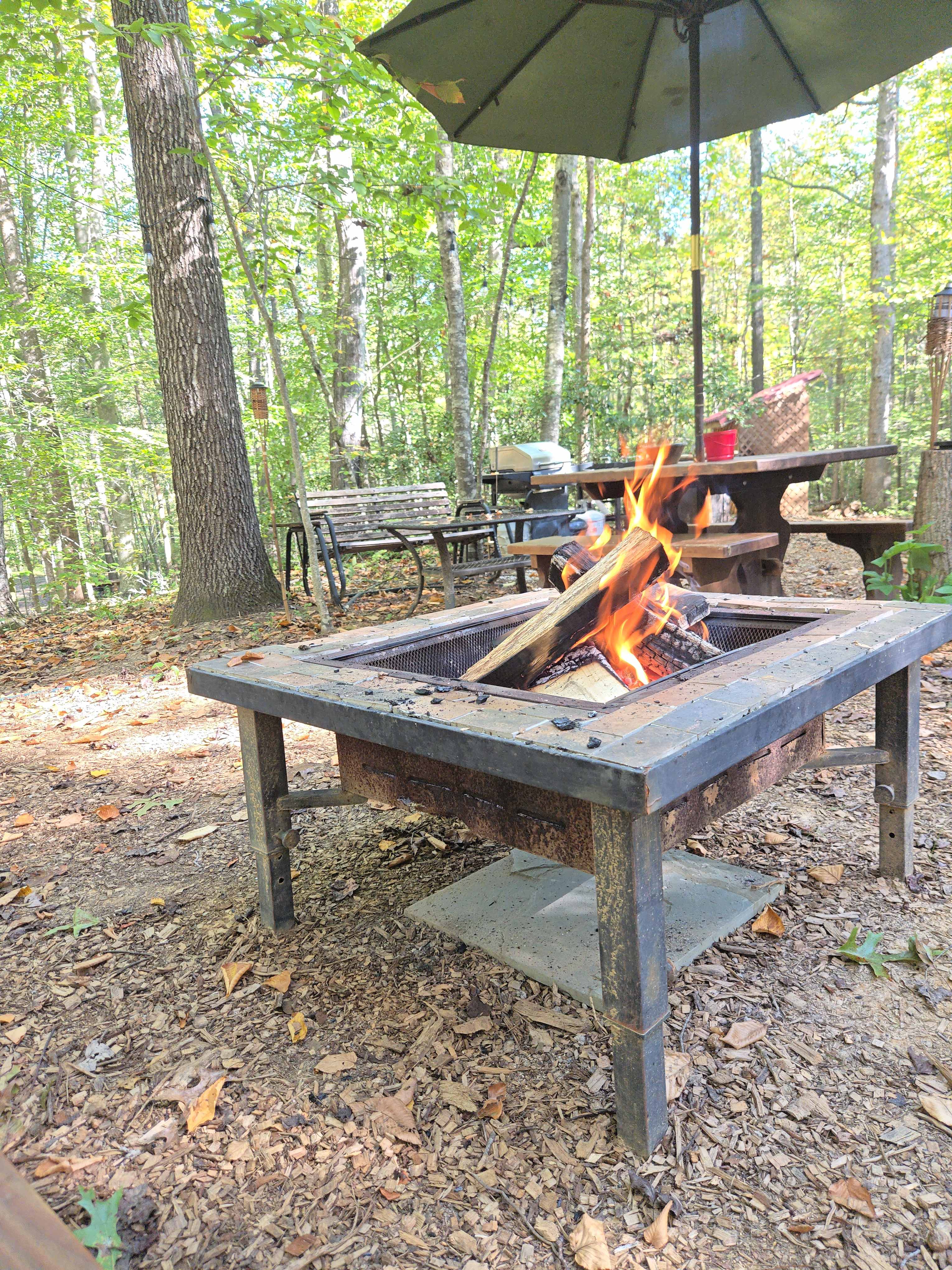 Camping on the Hazel River