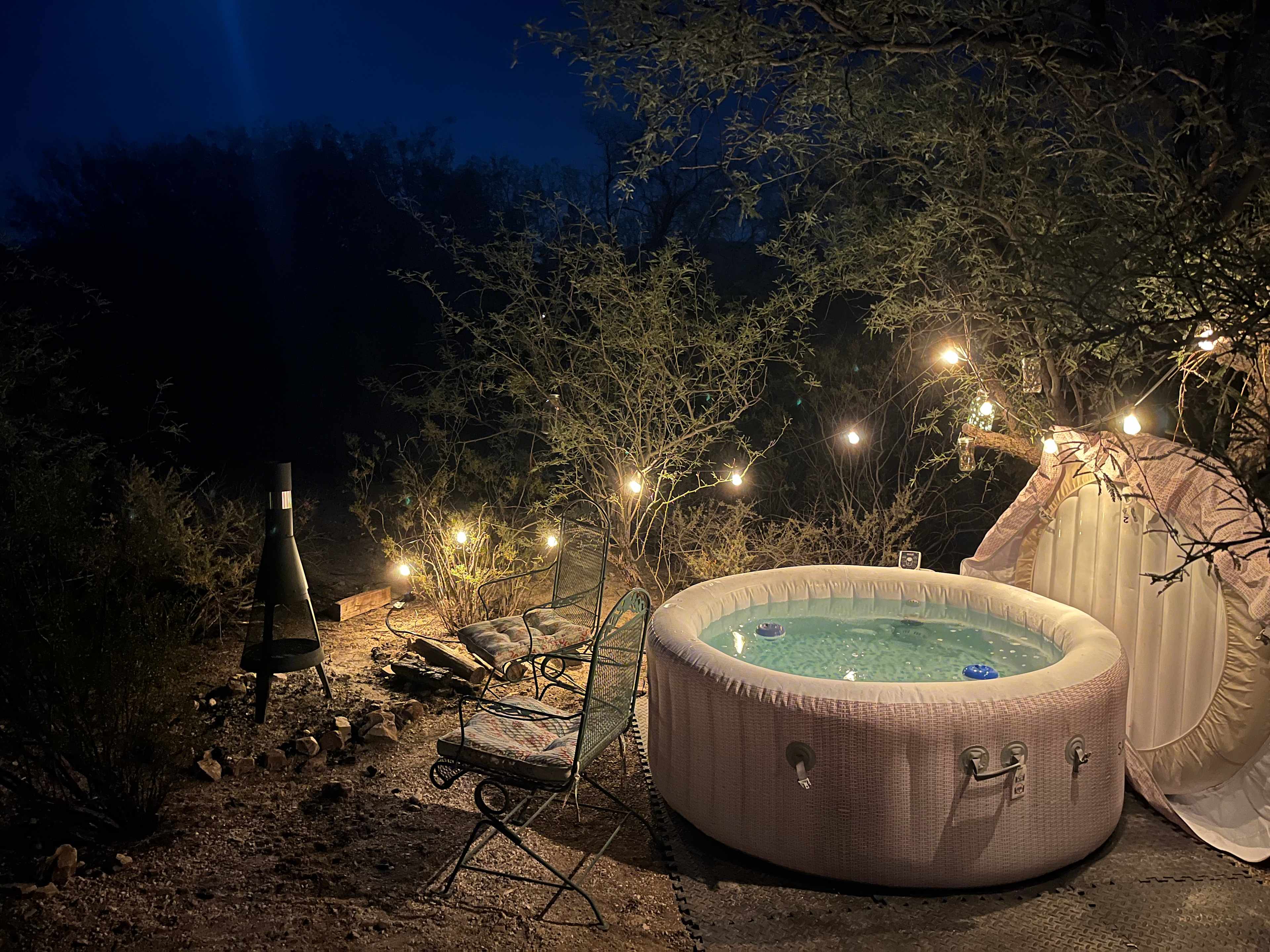 HOT TUB!  Mesquite Camp