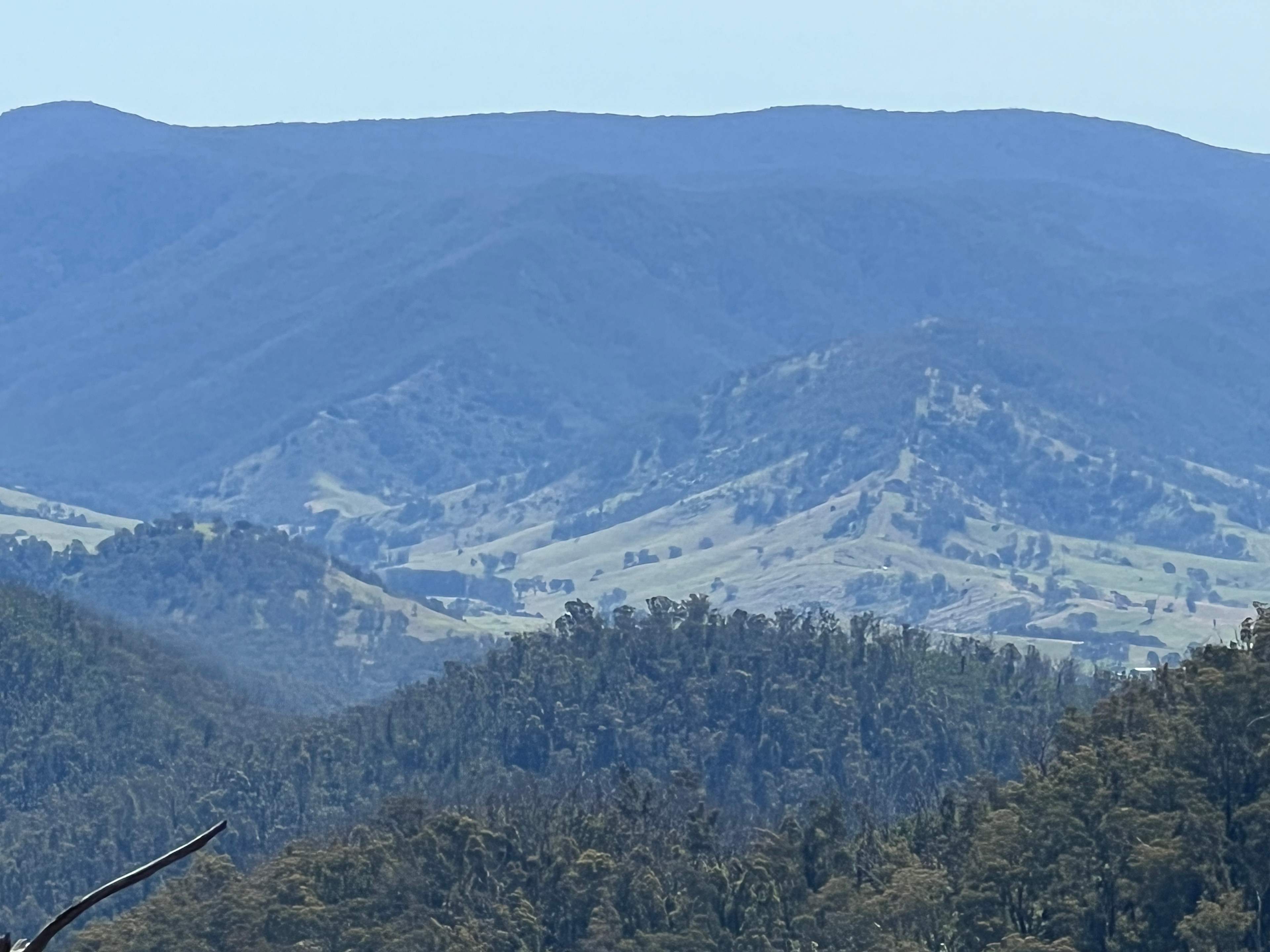 A view of the hosts valley from the Merricumbene Fire Trail