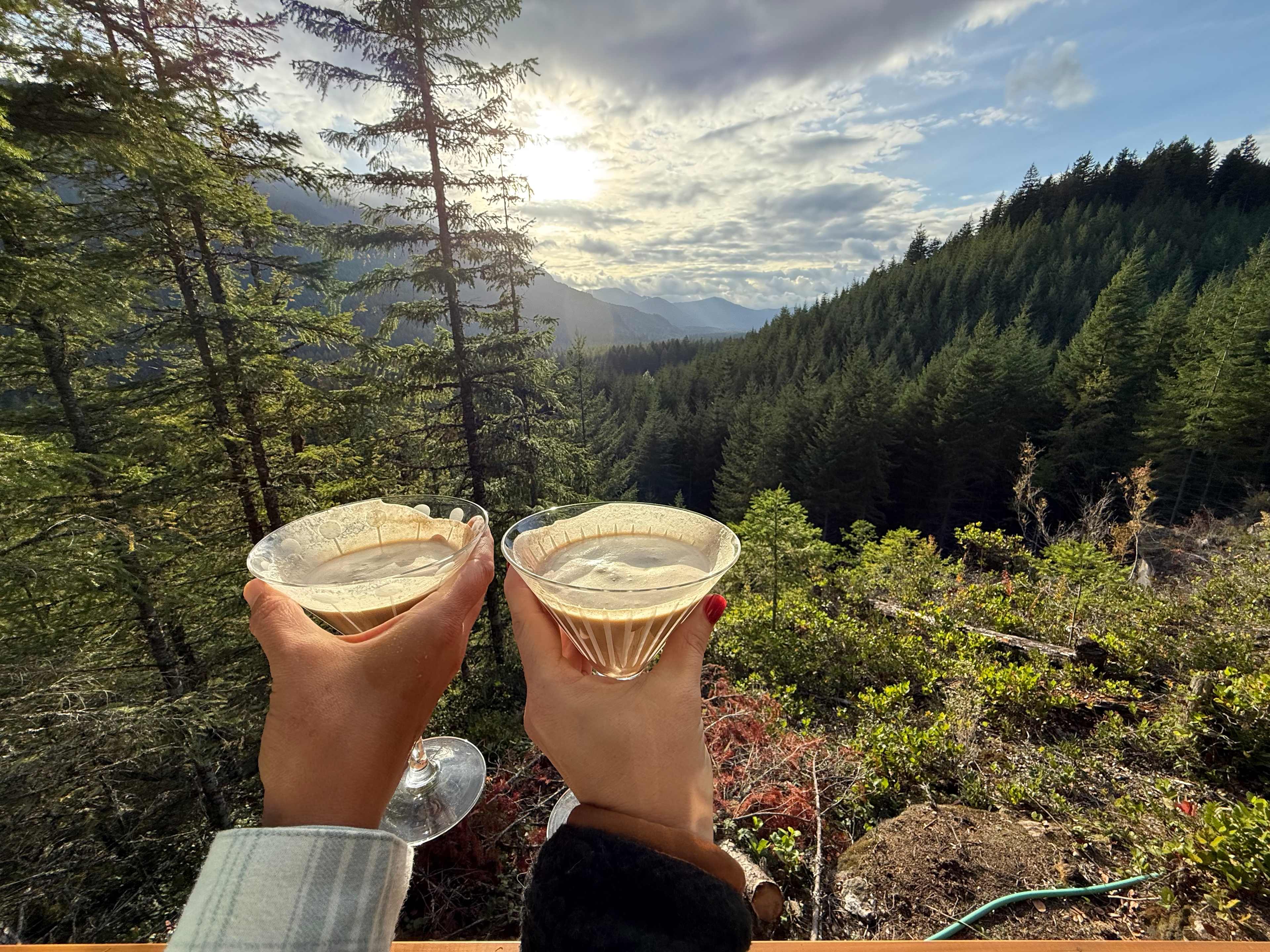 Espresso martinis for this girls getaway 