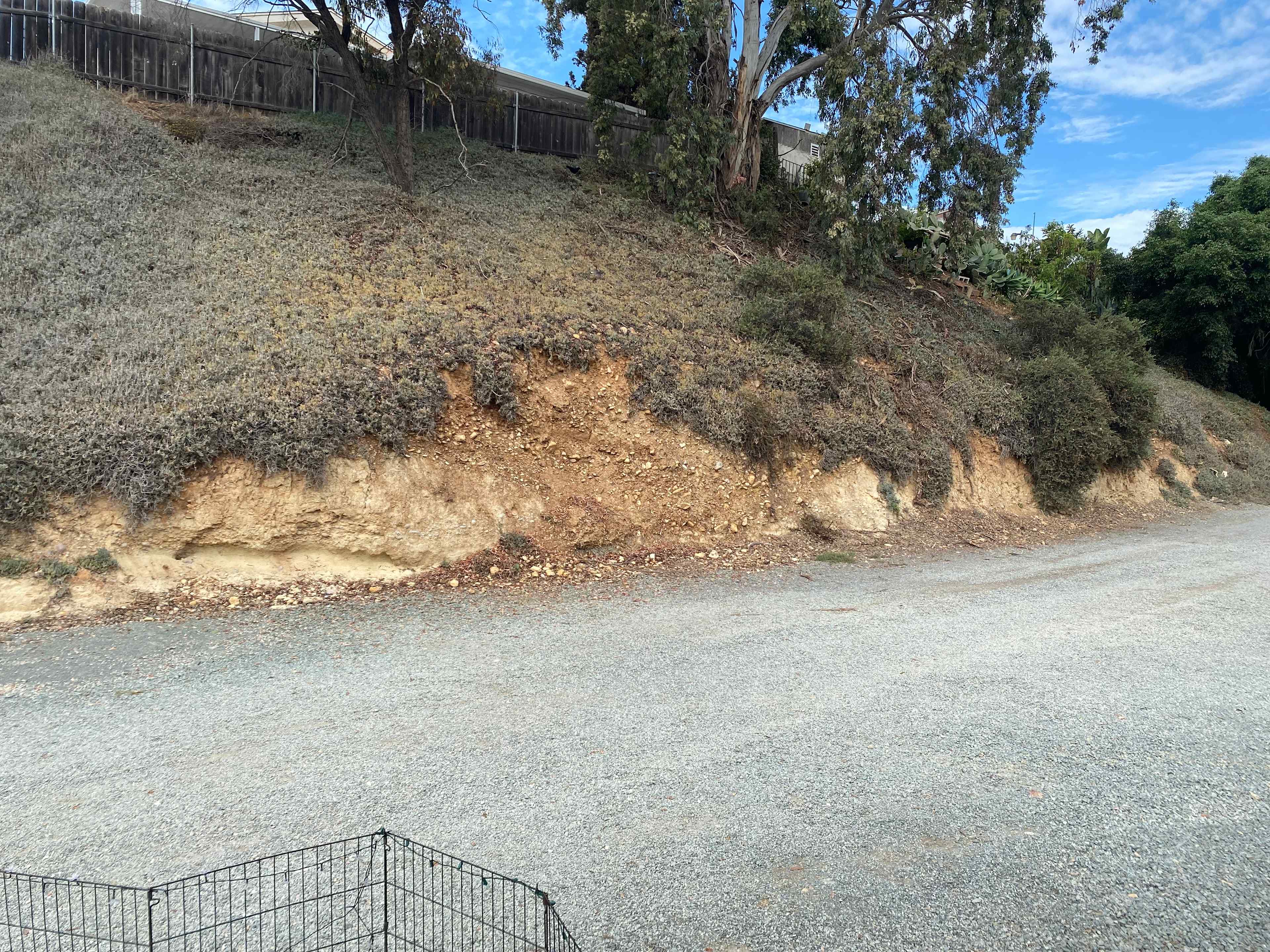 View out our camper and to the right