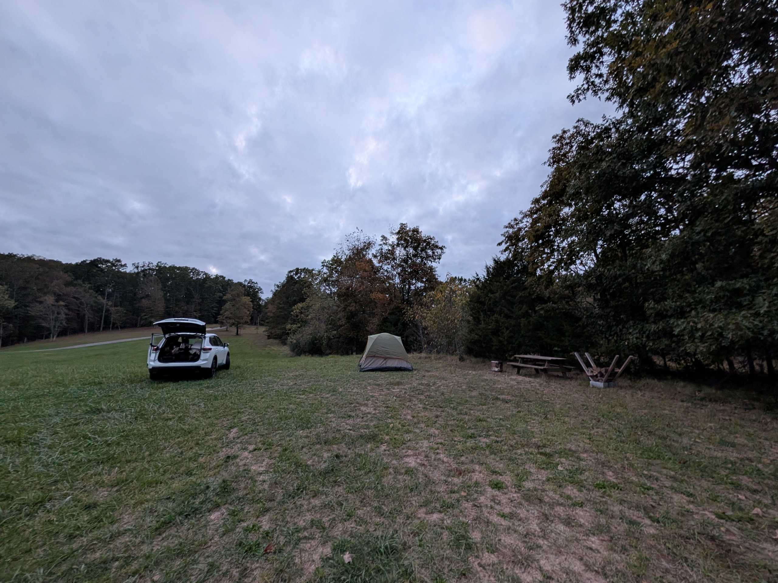 Camping at Oak Grove