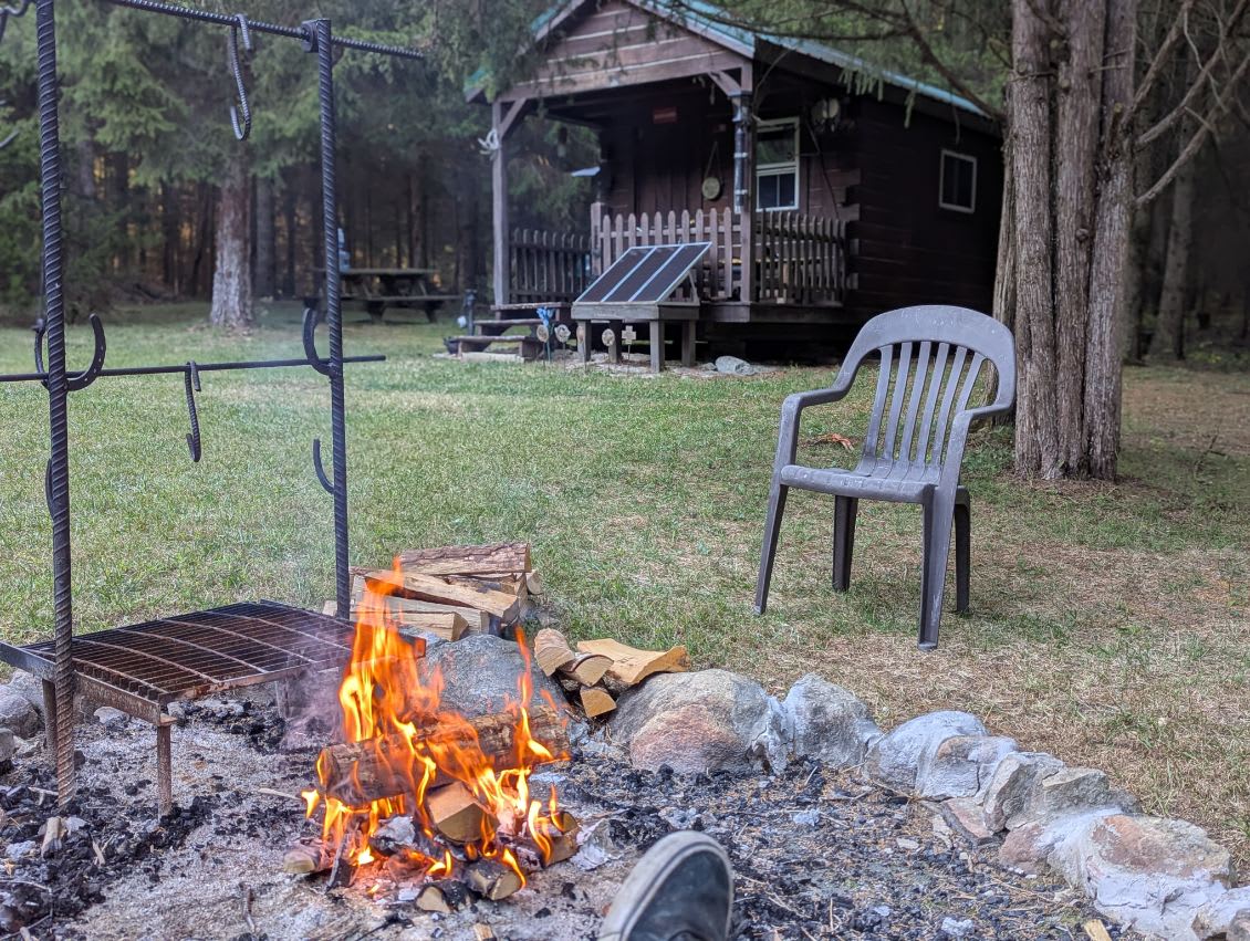 Forested area, and wetlands 