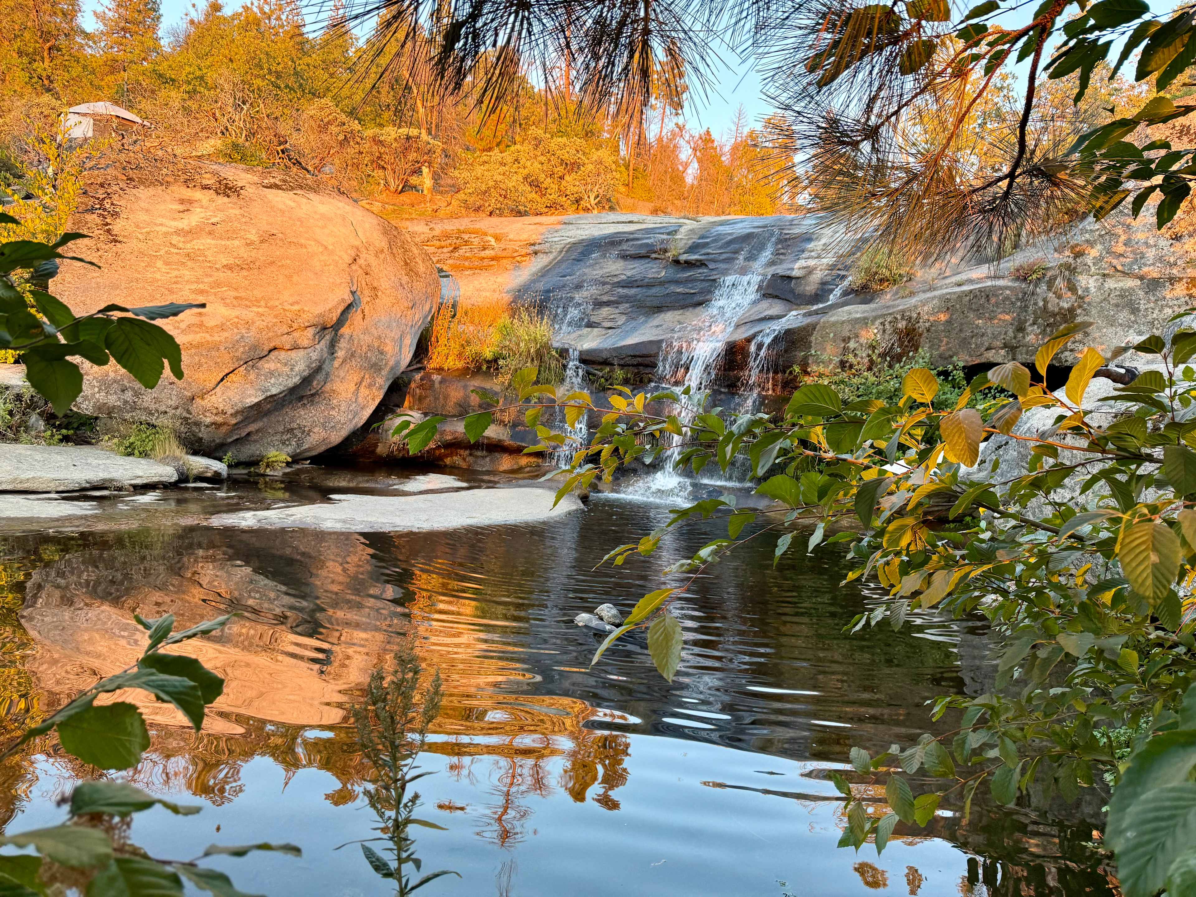 Musick Creek Falls  by Shaver Lake