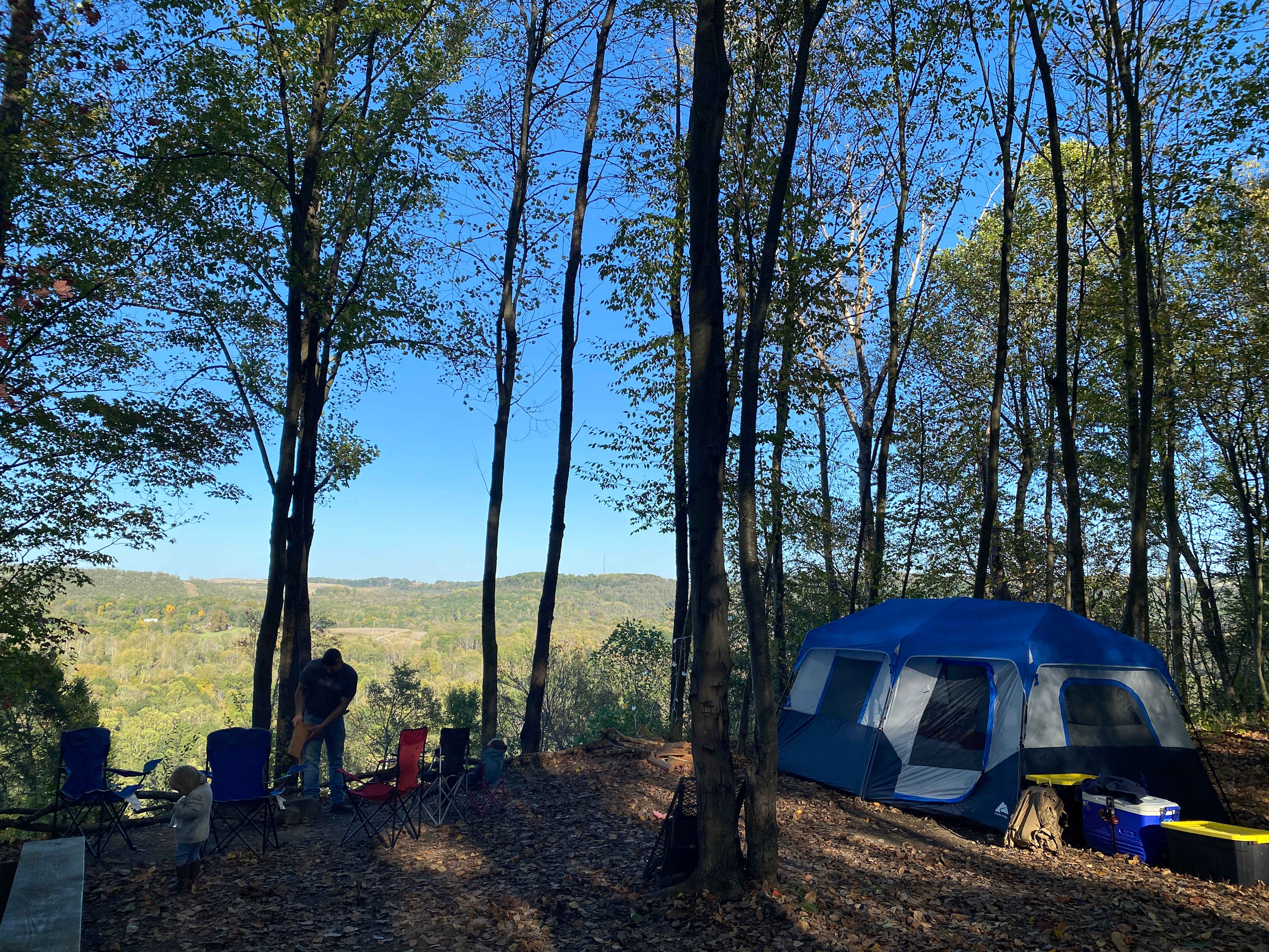 The site was perfect and secluded.