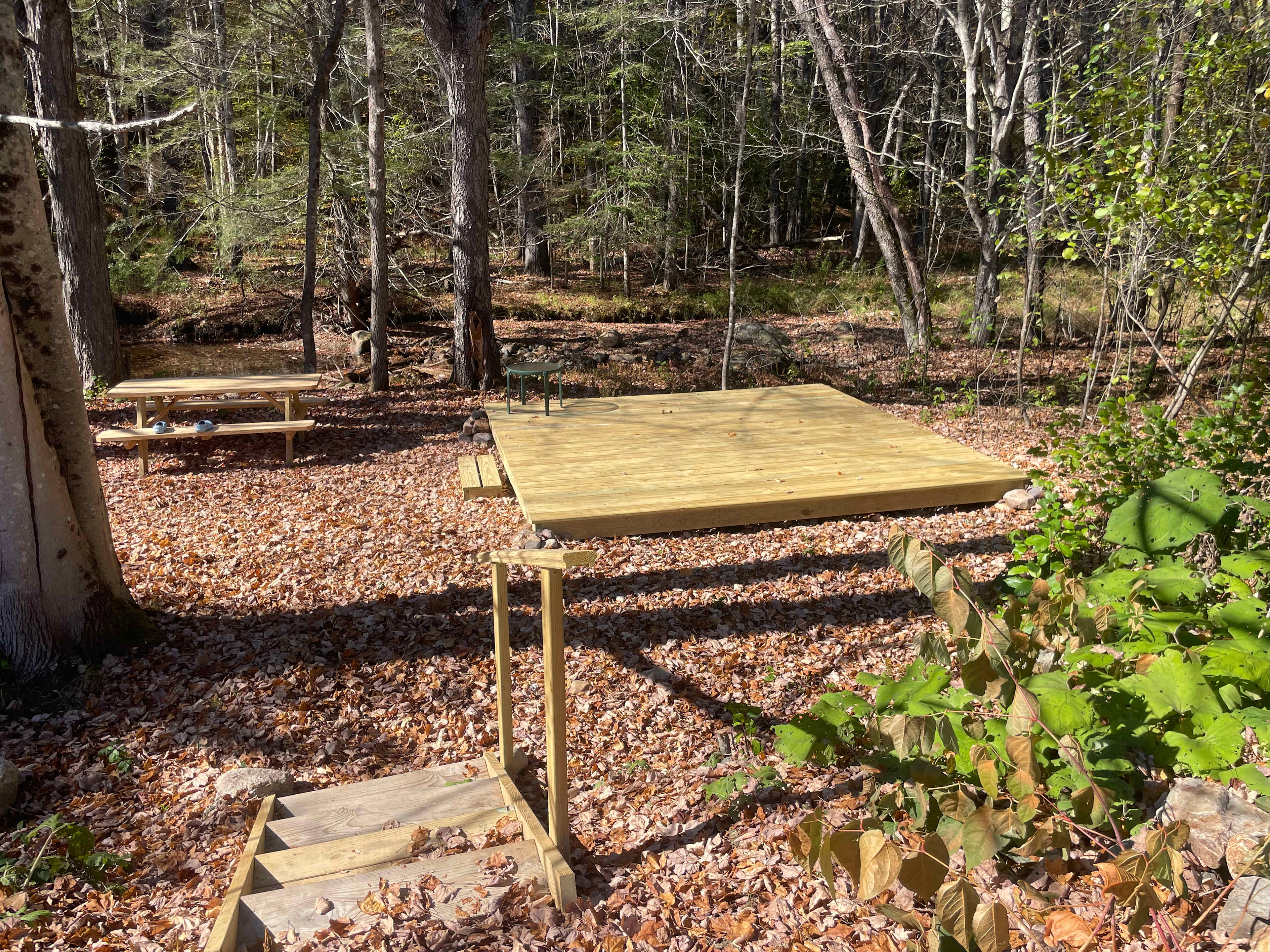 Beautiful space by brook