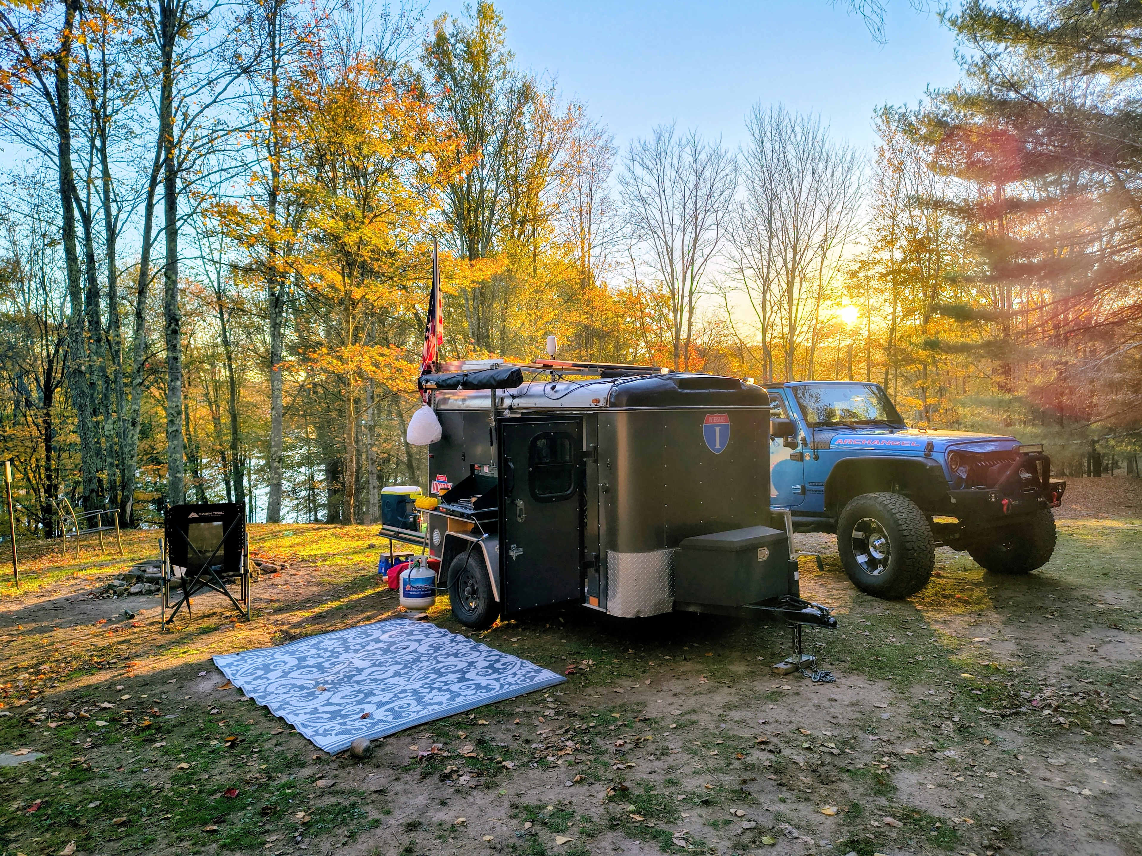 Upper camping area 