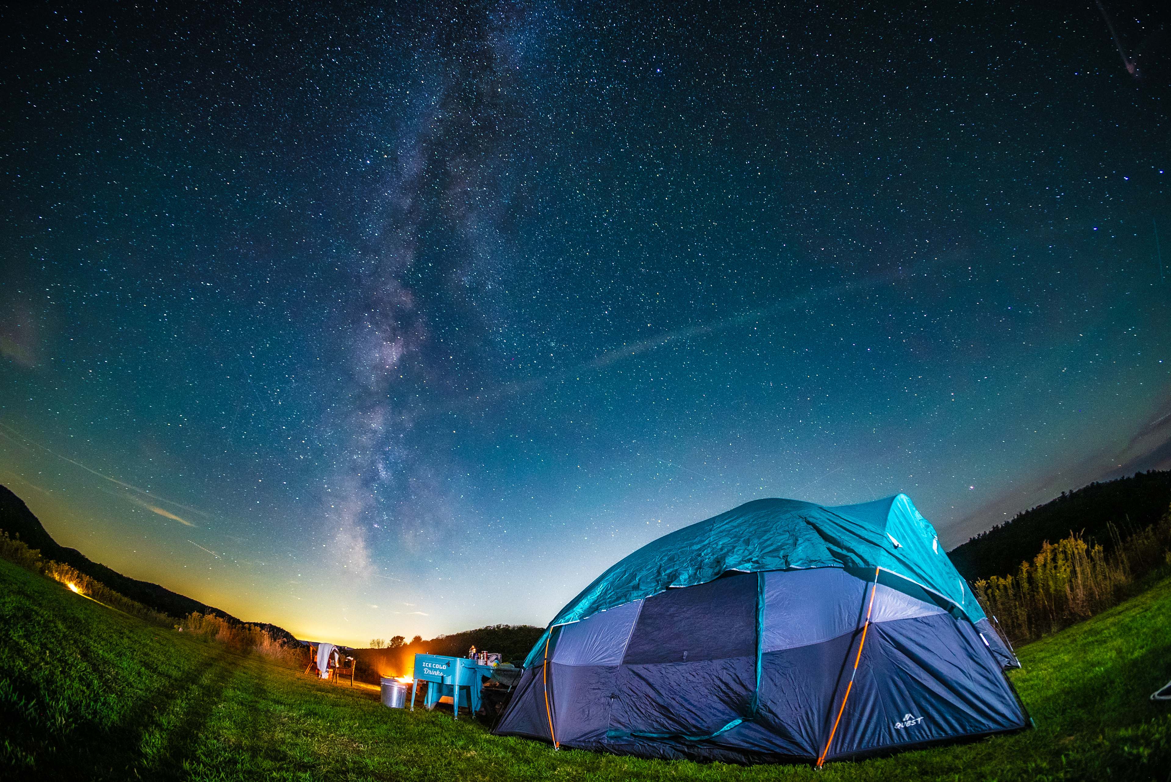 Beautiful view of the milky way