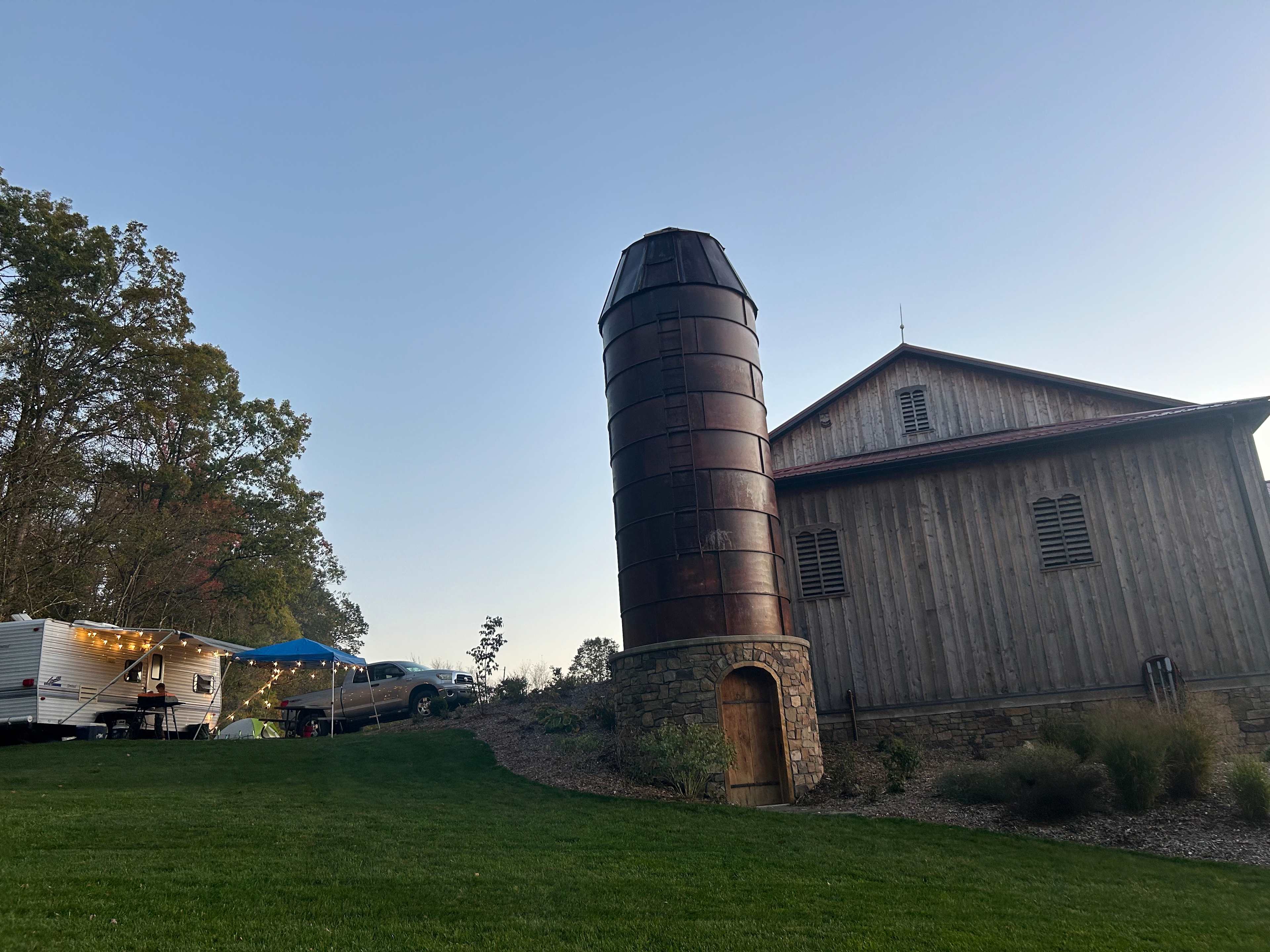RV Hook Up at The Barn