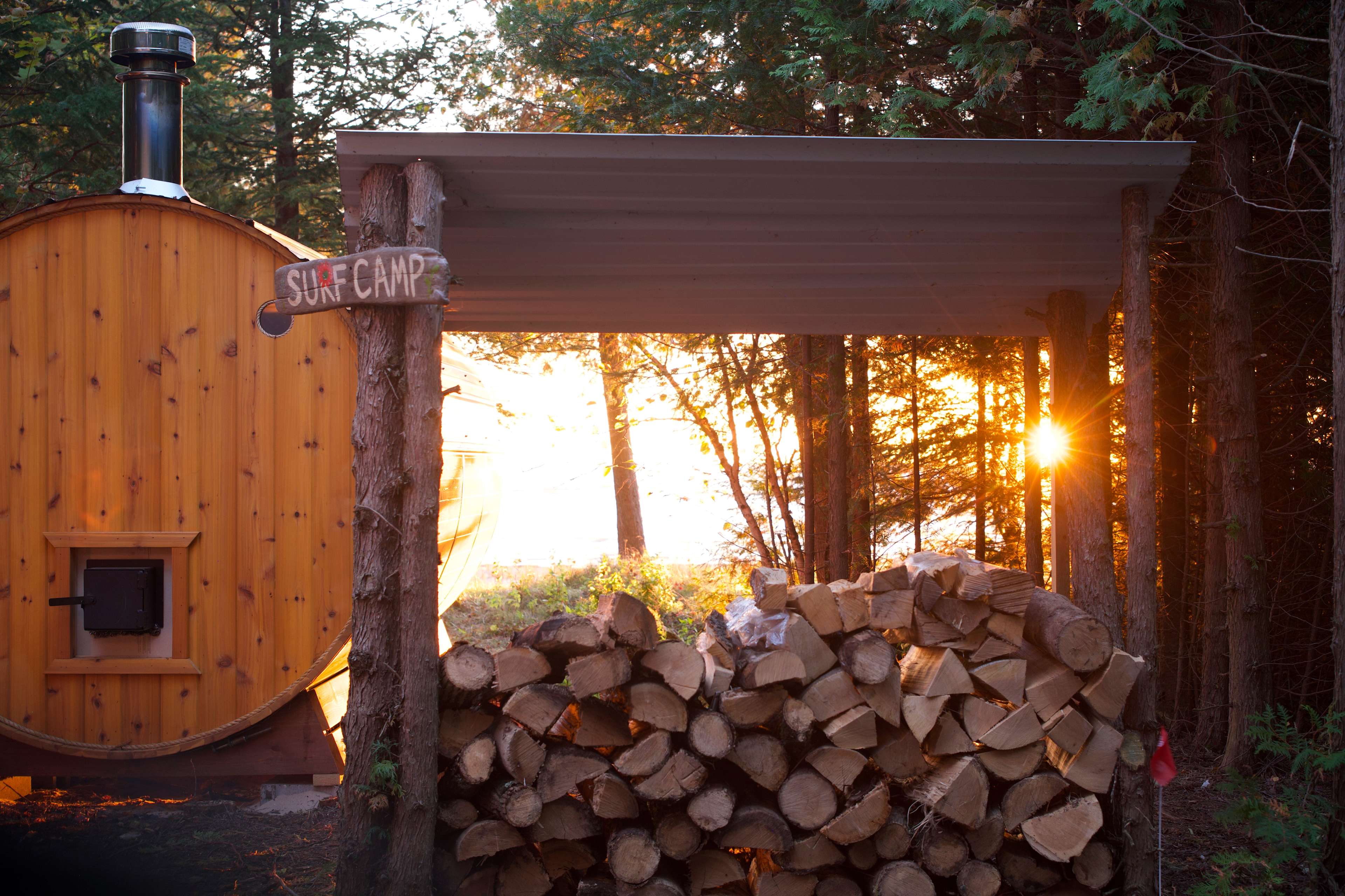 Lake Michigan Surf Camp + Sauna
