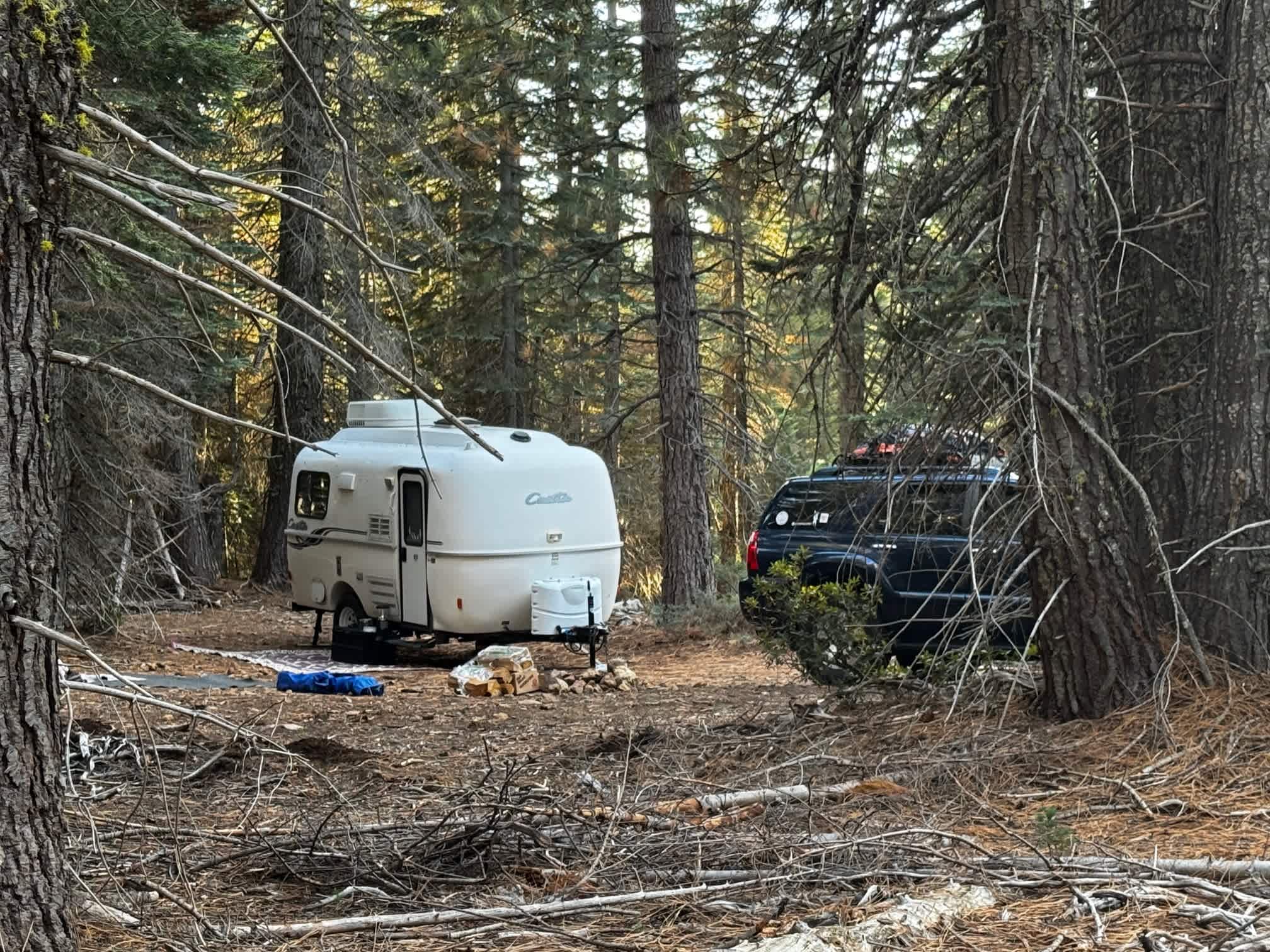 Our nice camp set up. 