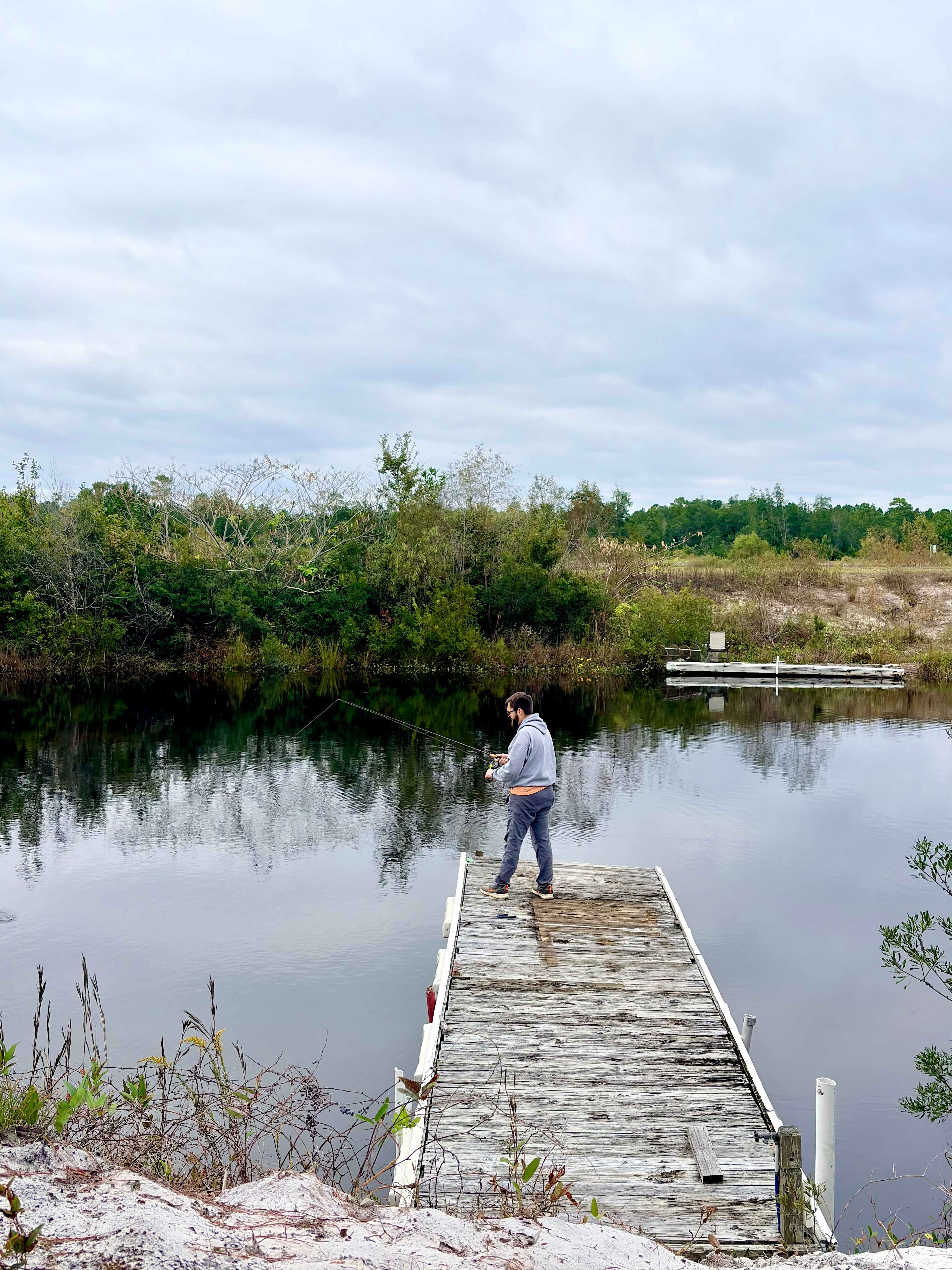 Dock off Campsite 🎣