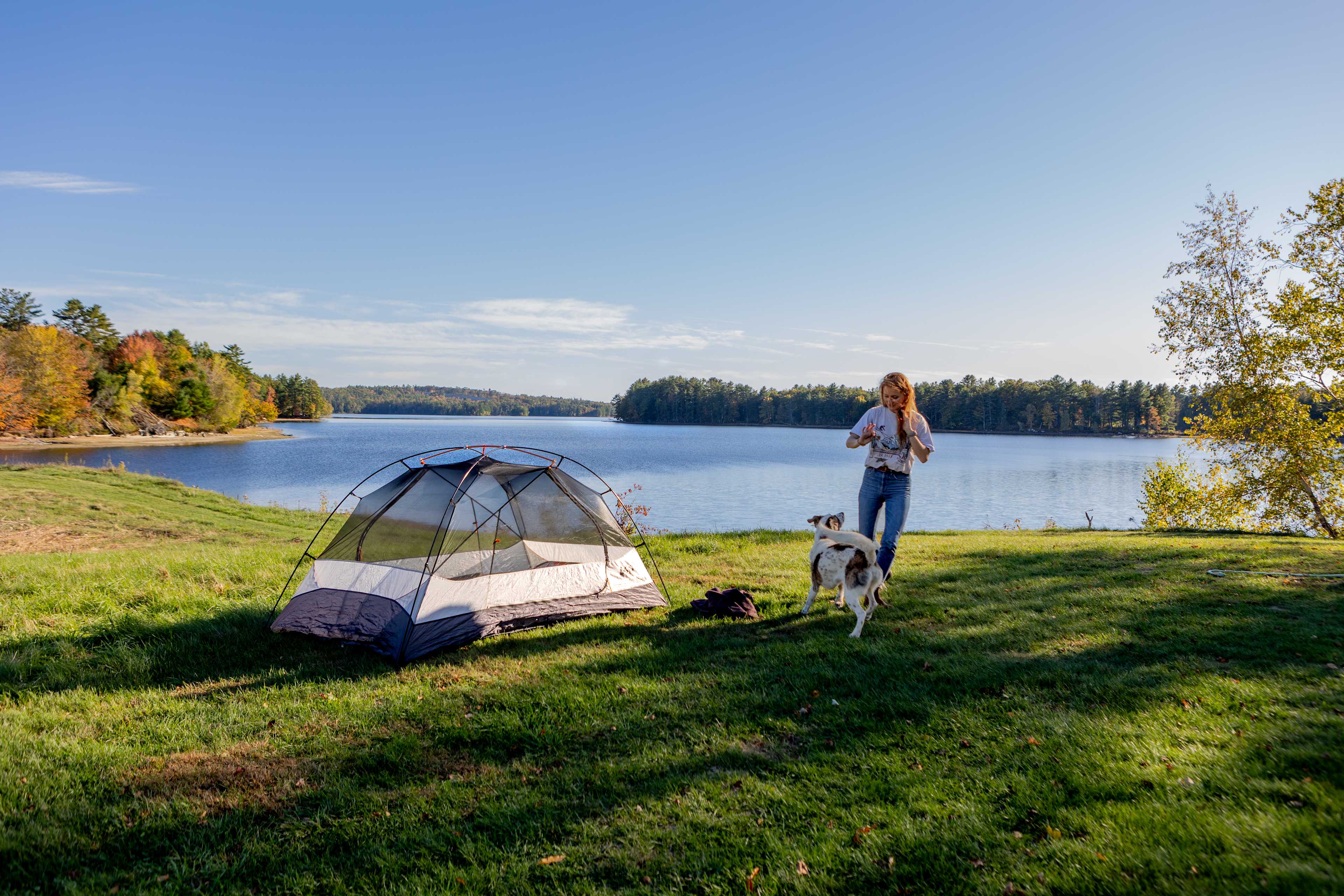 Tent is up, time to play