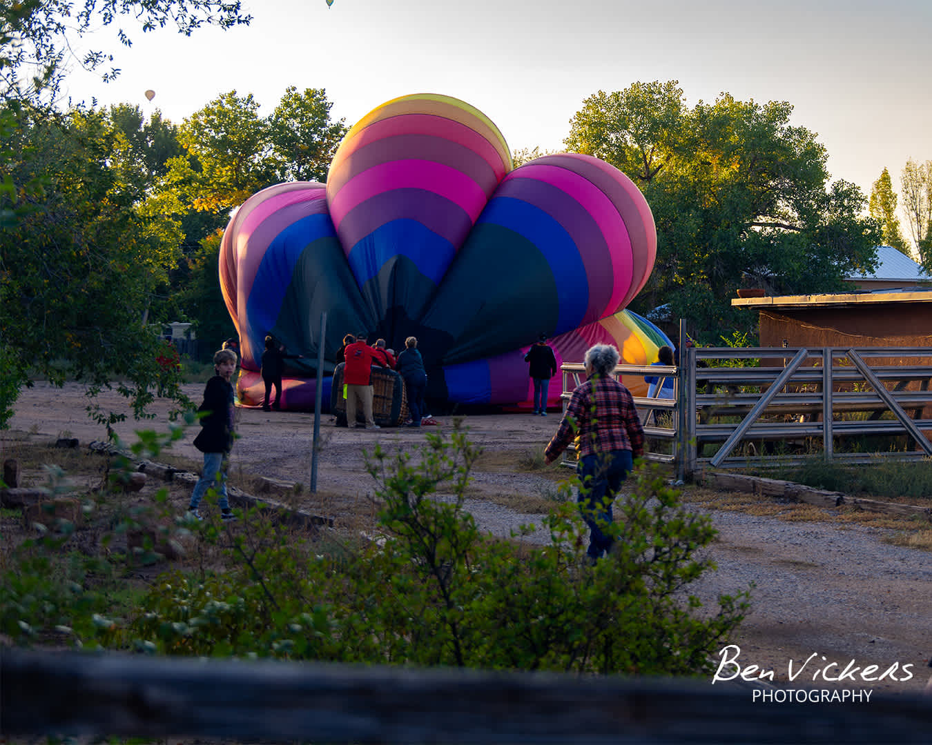 Balloon that landed in the lot right across from us. 