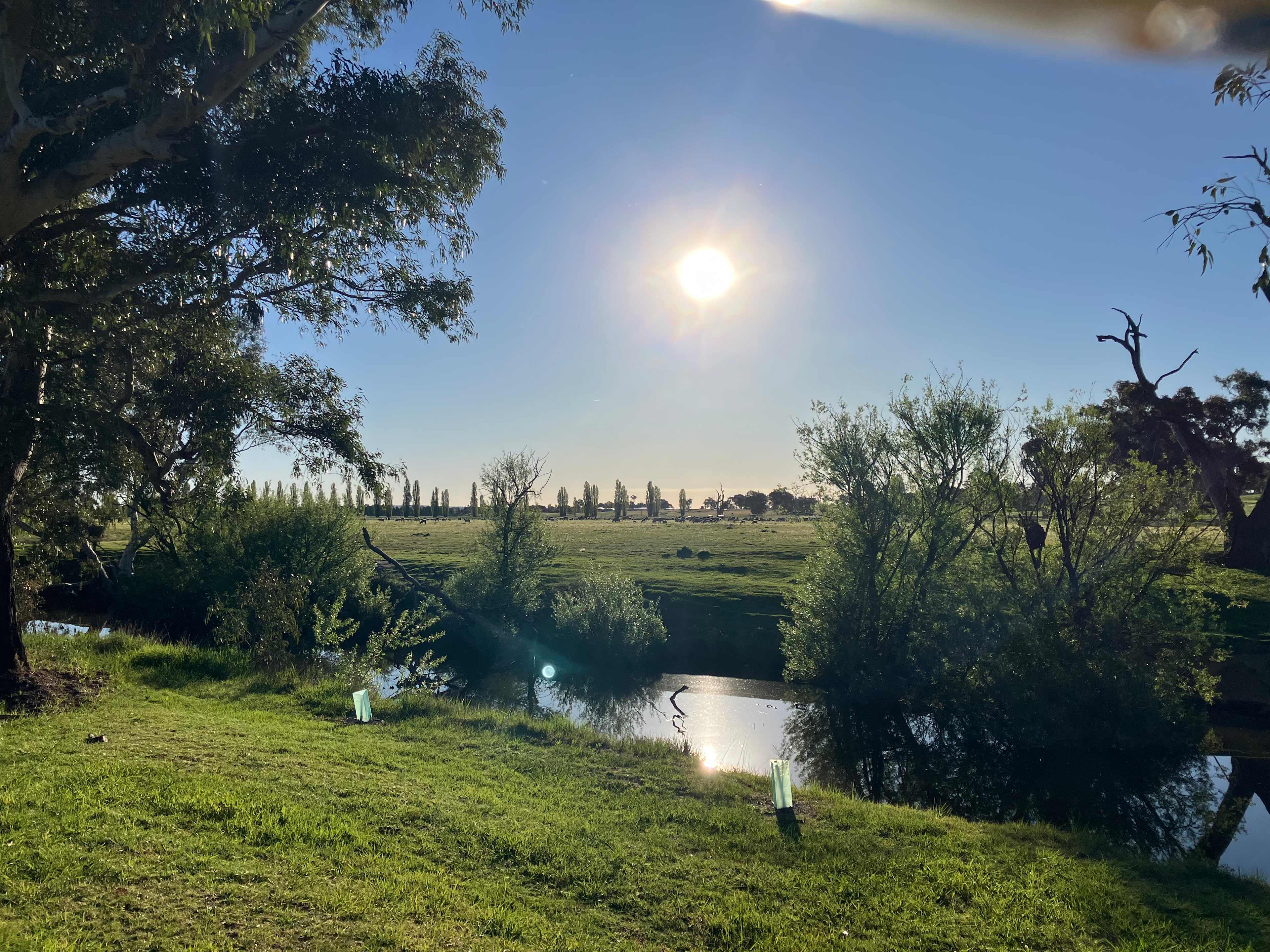 Gorgeous scenery along the path not too far away. 