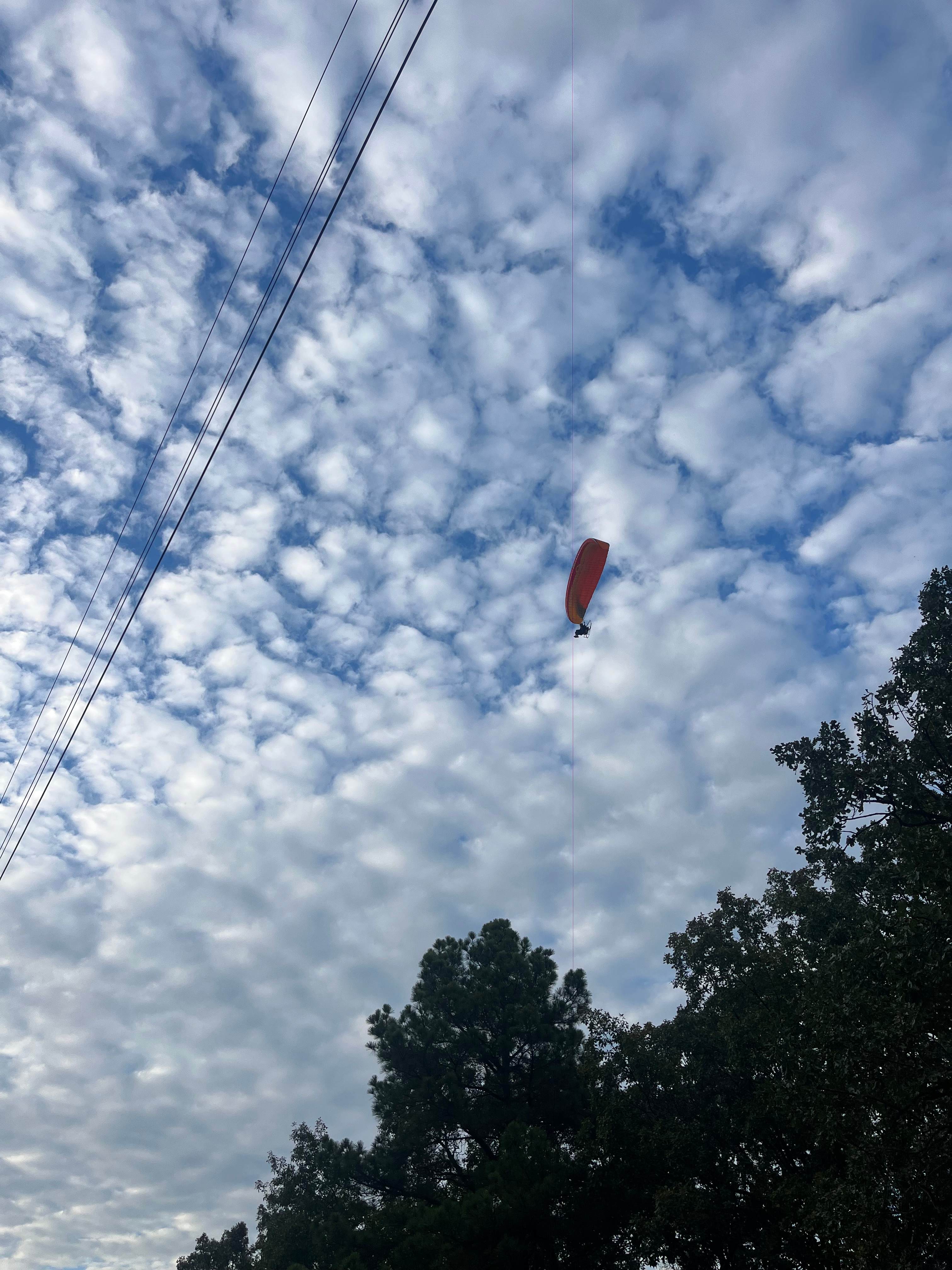 Fan powered parachute!