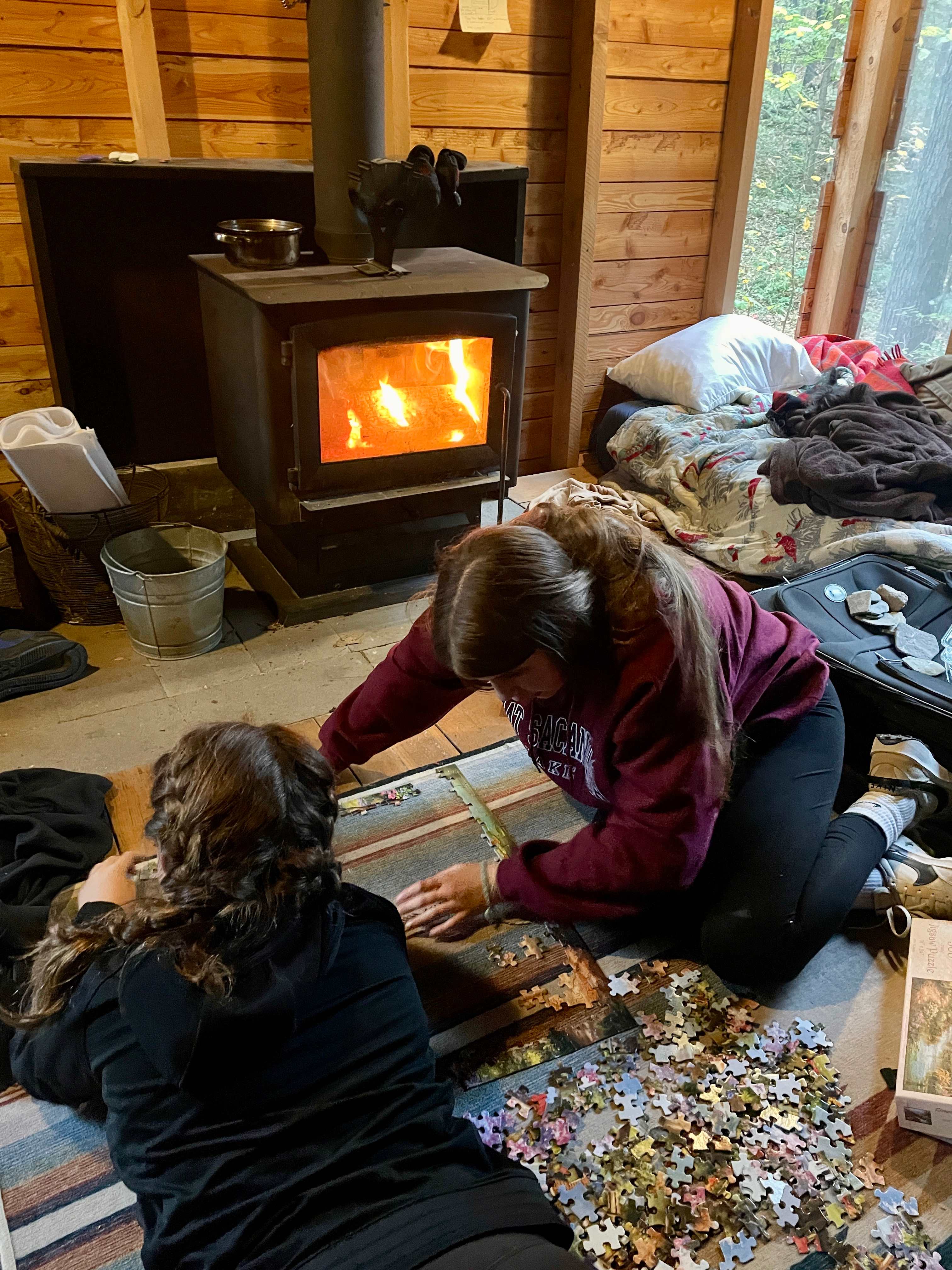 Puzzles by the fire