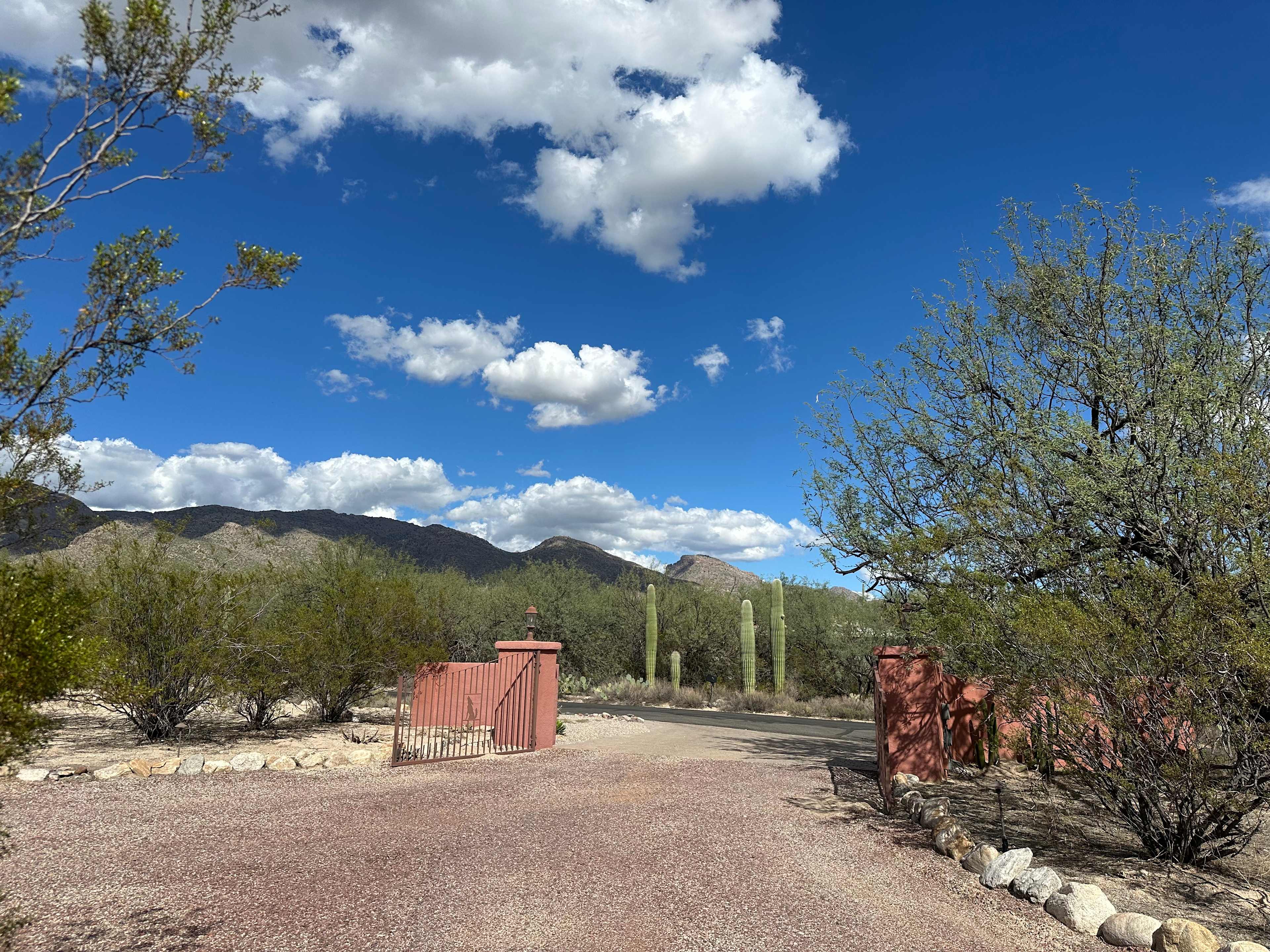 The gate you enter to the site