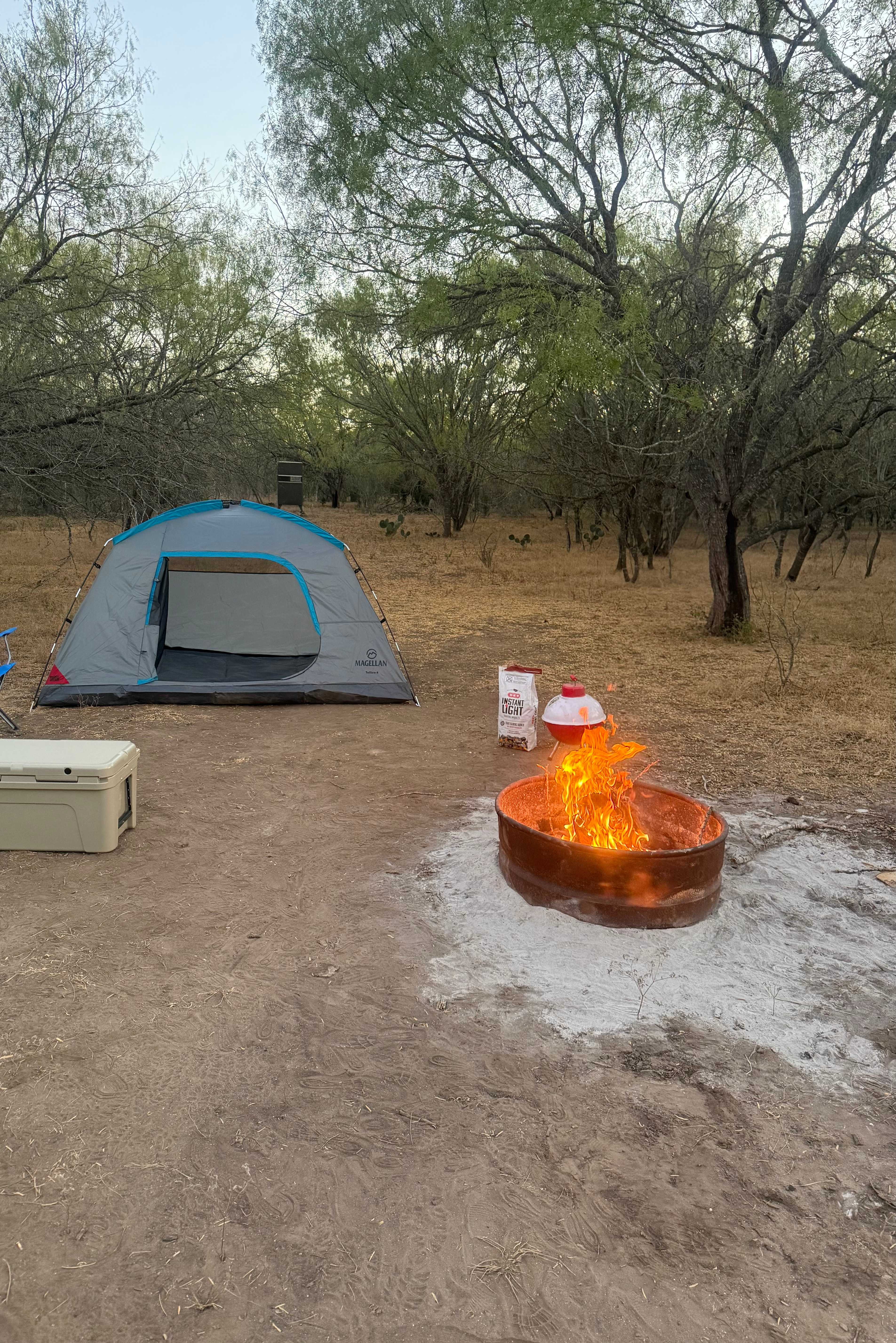 Clean open spot to camp! Star glazing at night was perfect 