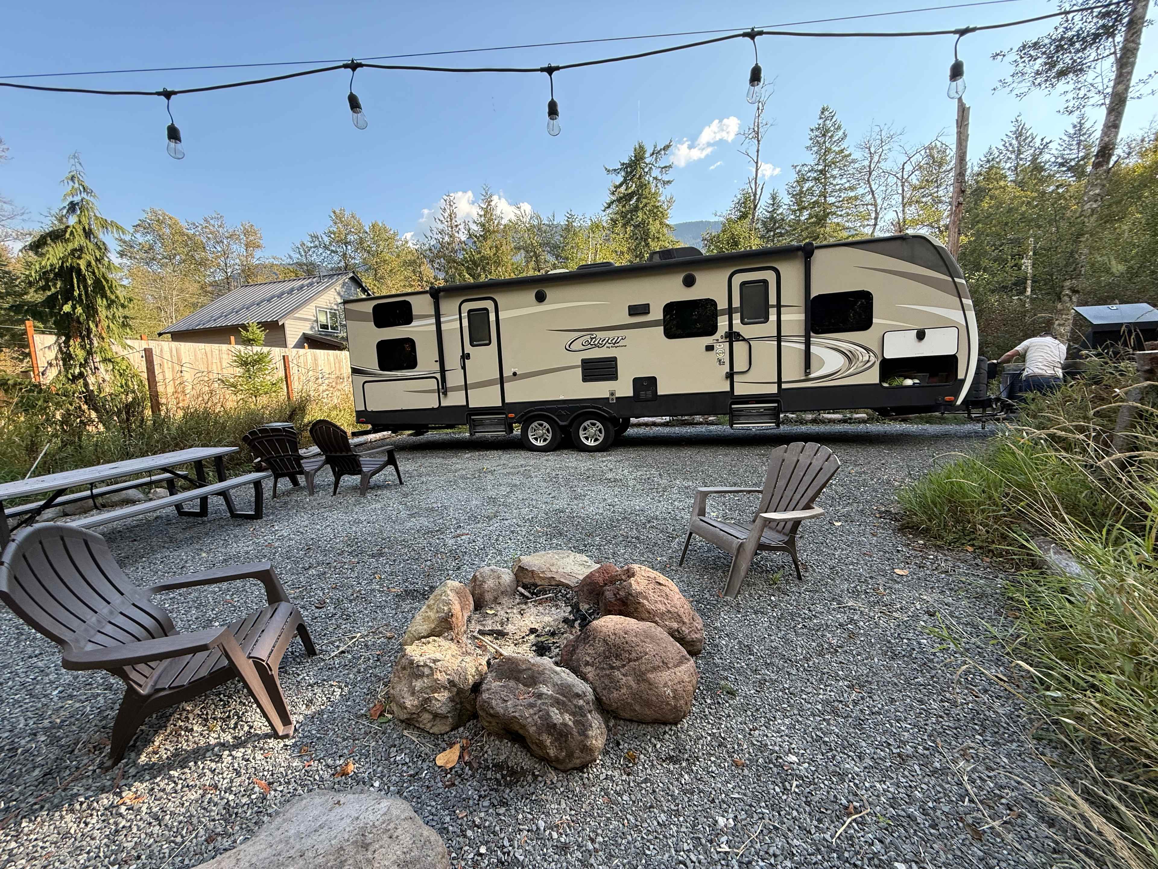 36’ camper fit just right! 
