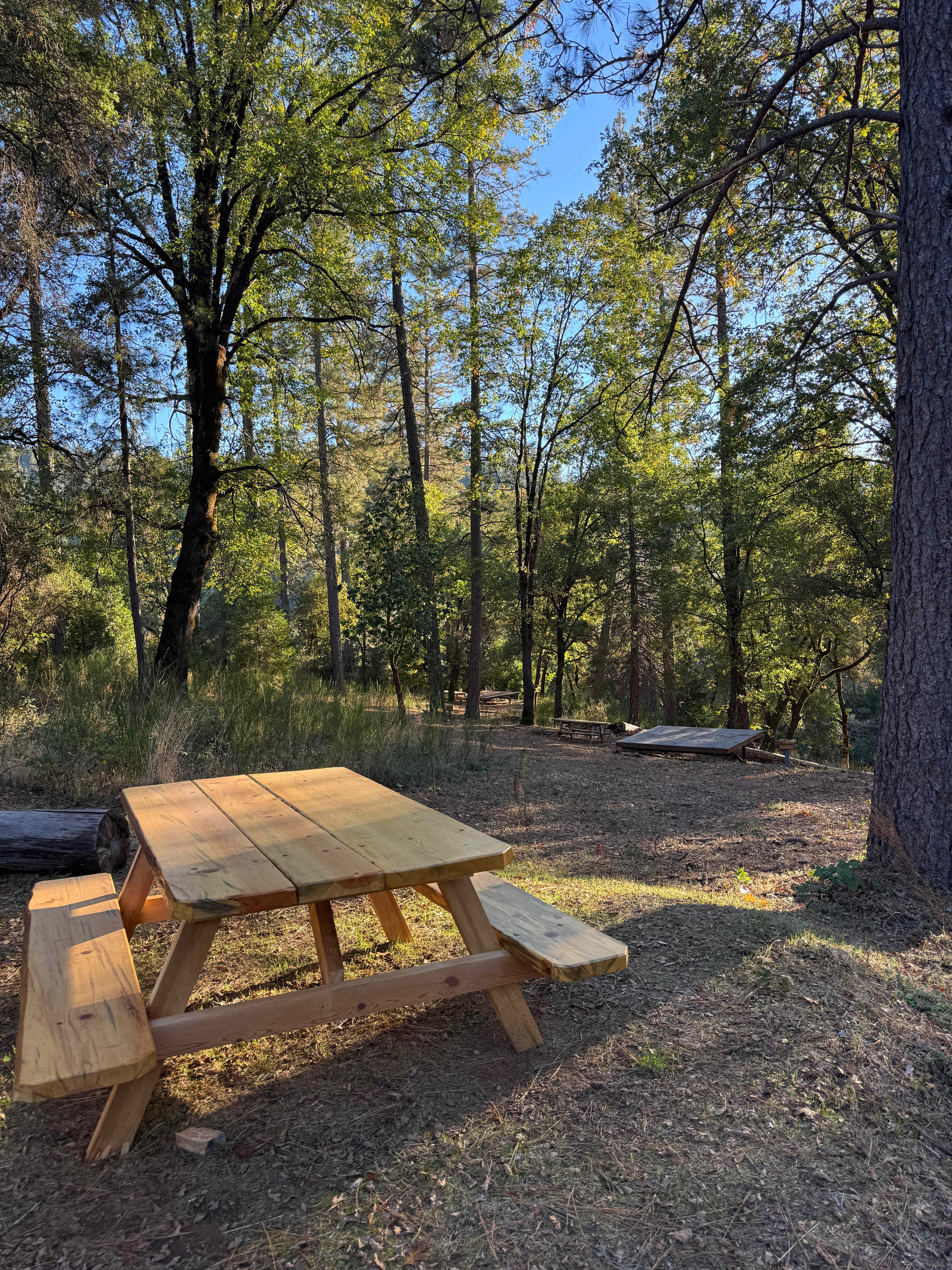 Private tables at the site