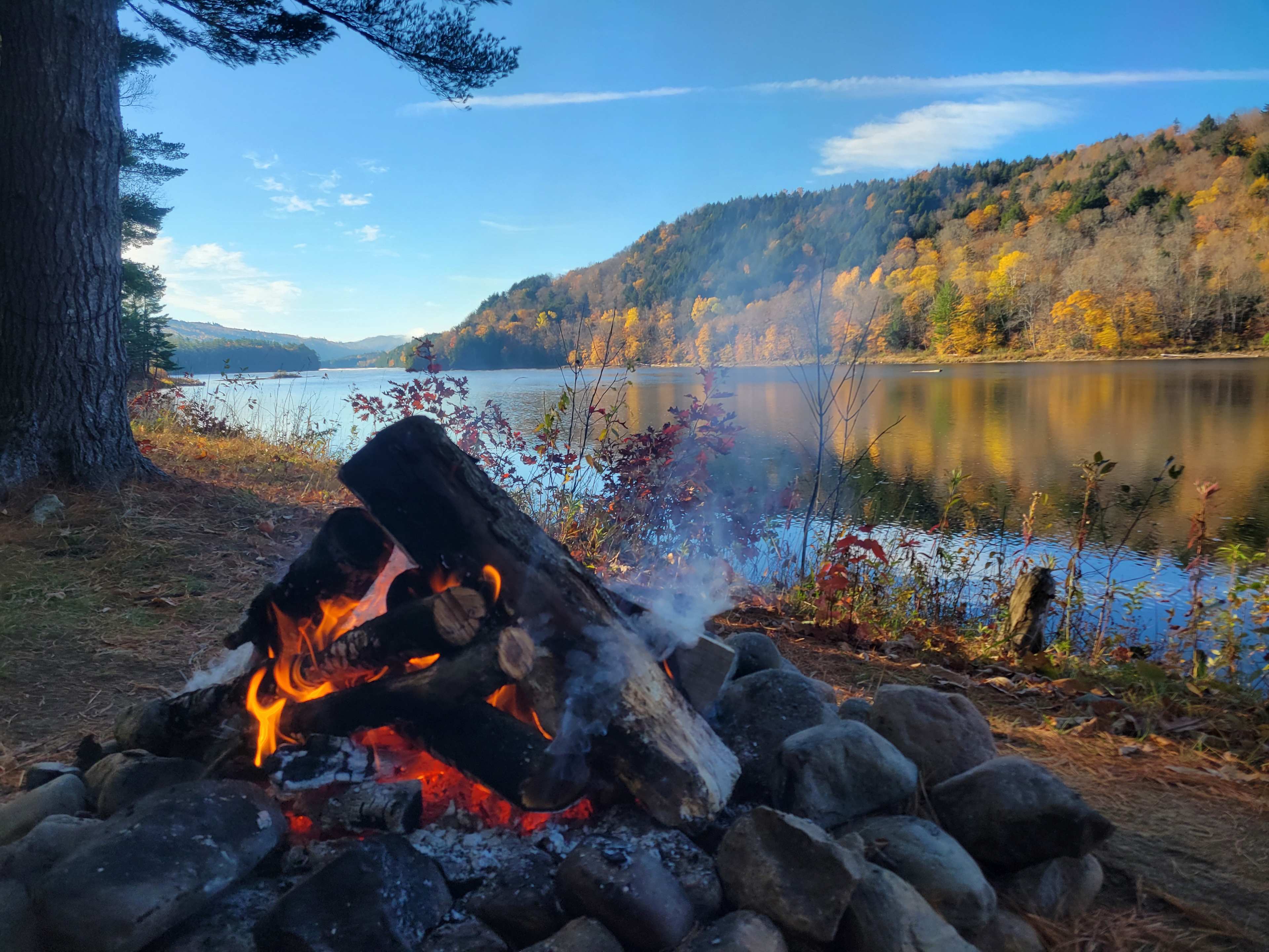 Flashing Moose River Camping