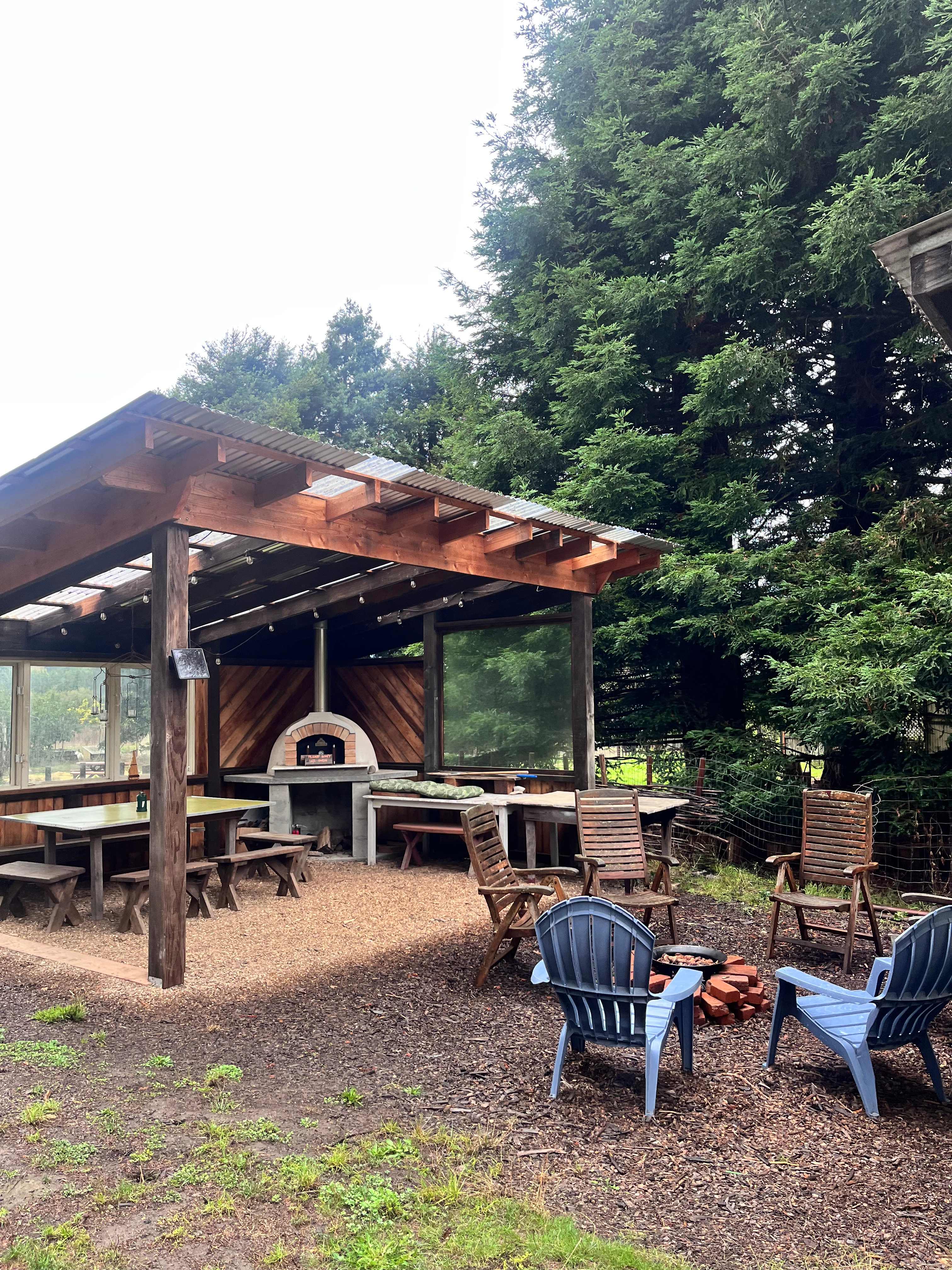 Meadow camping in Bolinas