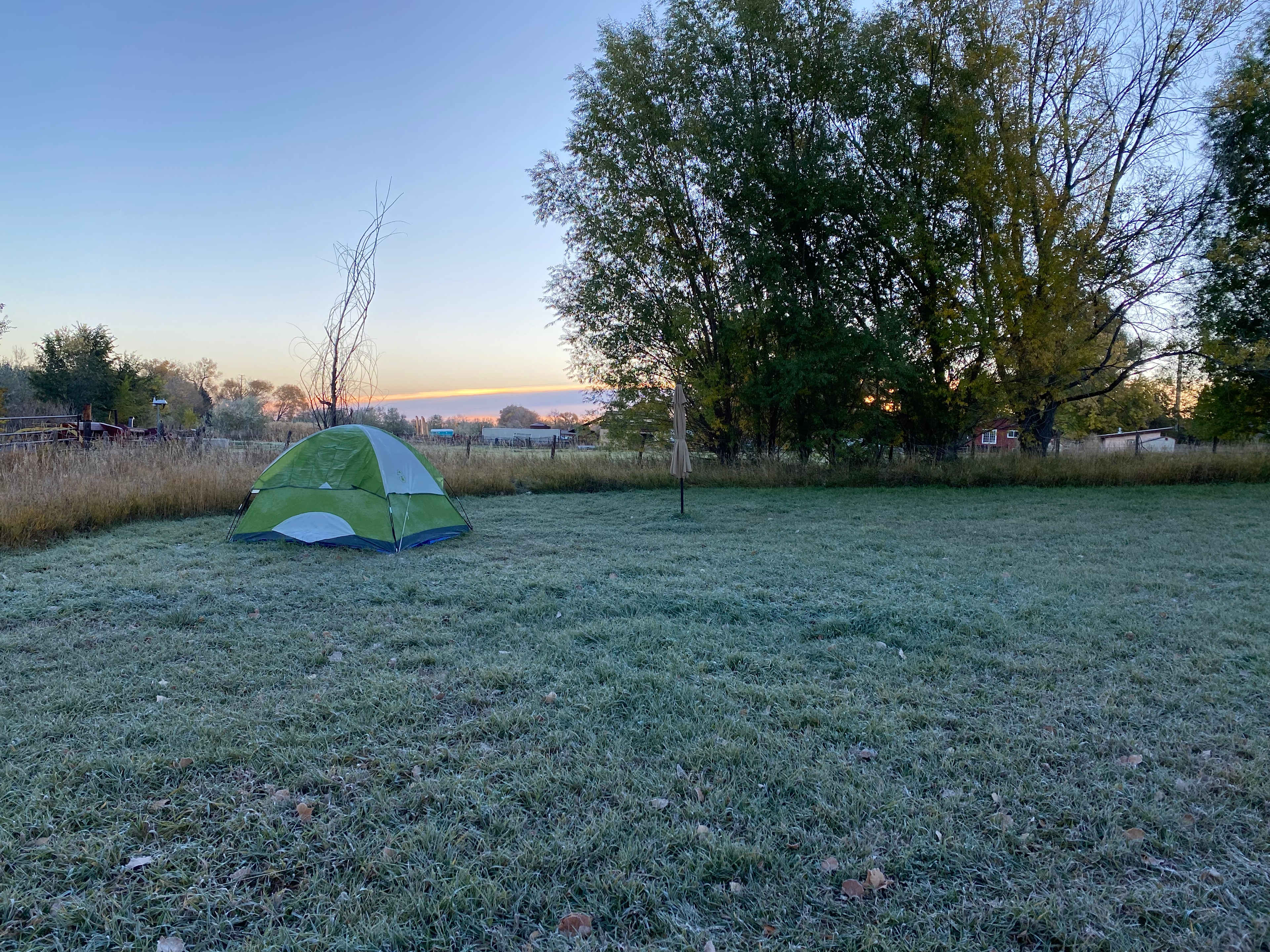 I was a walk in camper for this trip. The distance between the tent and car is quite short. 