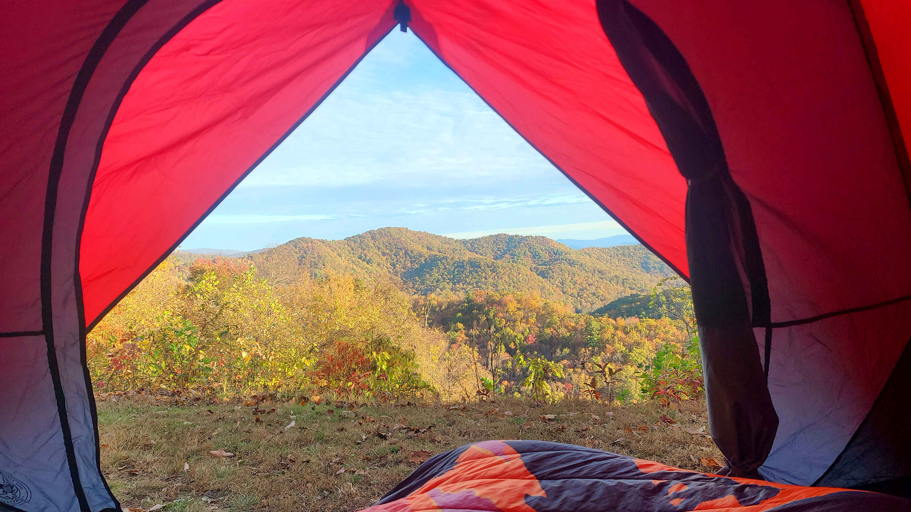 Mountain-top camping