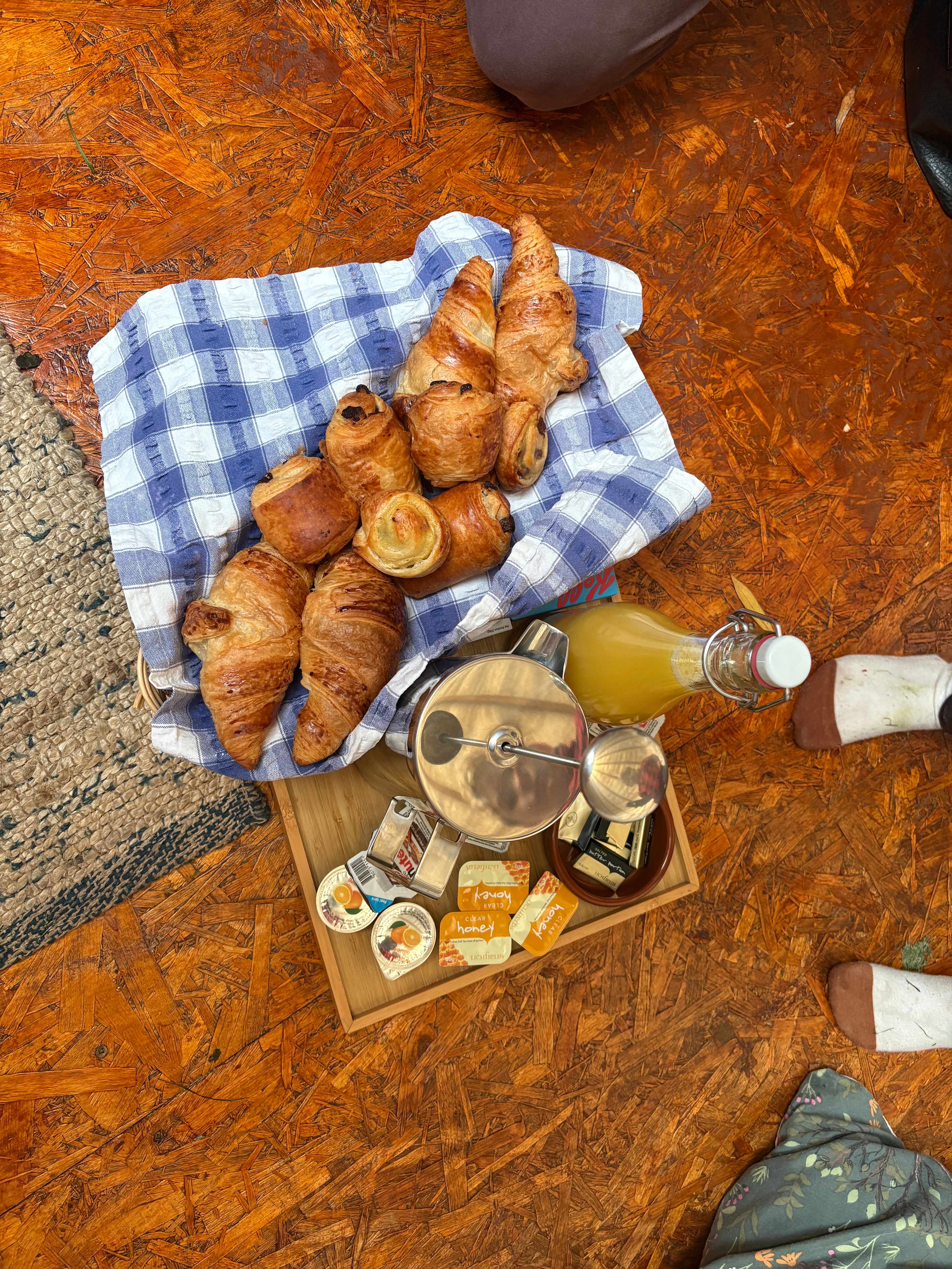 There was milk and cereal too :)