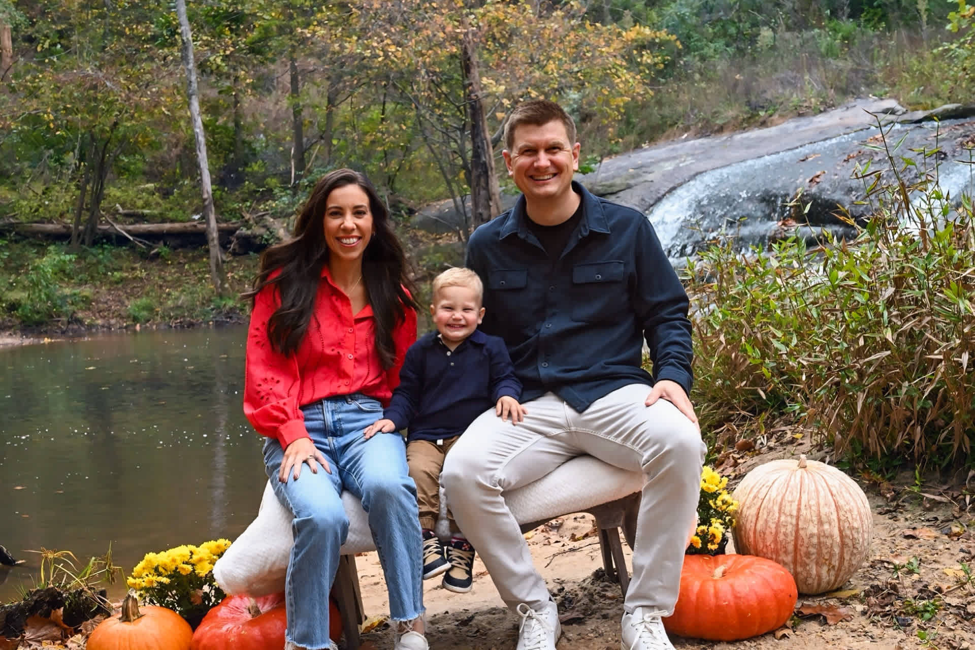 Waterfall camping close to CLT
