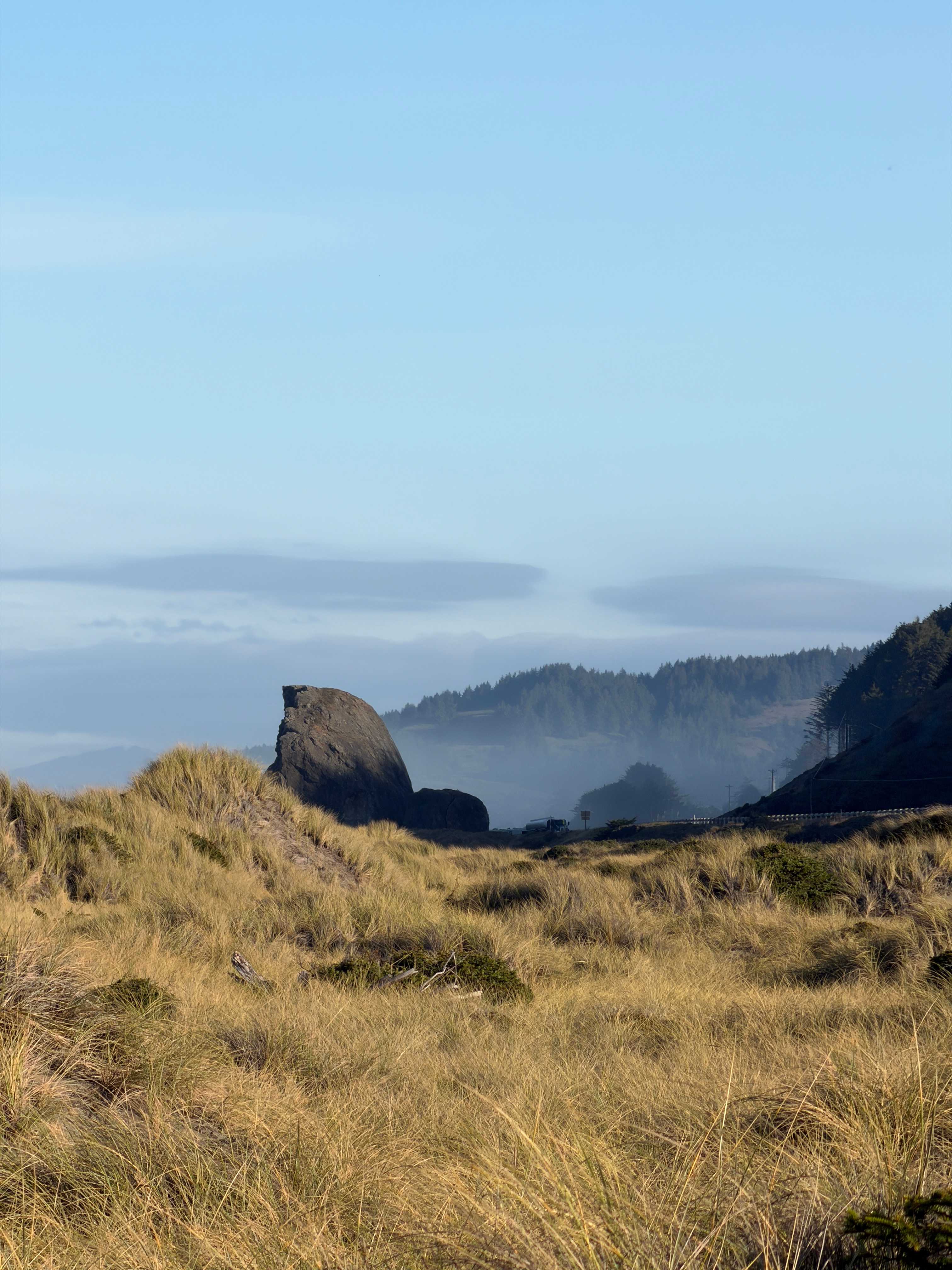 From the path to the beach