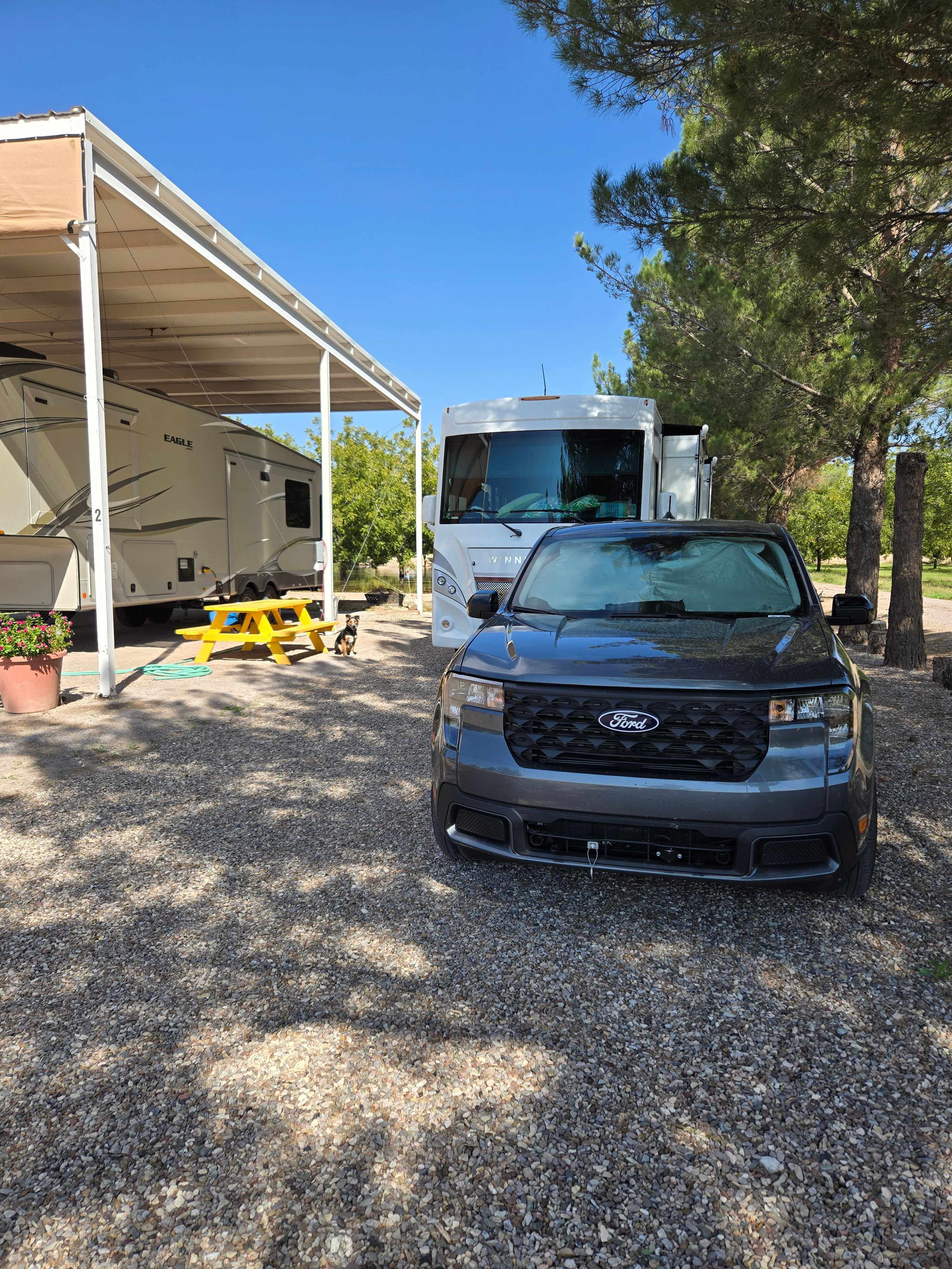 Site 2.  Hosts RV is a nice privacy barrier between sites