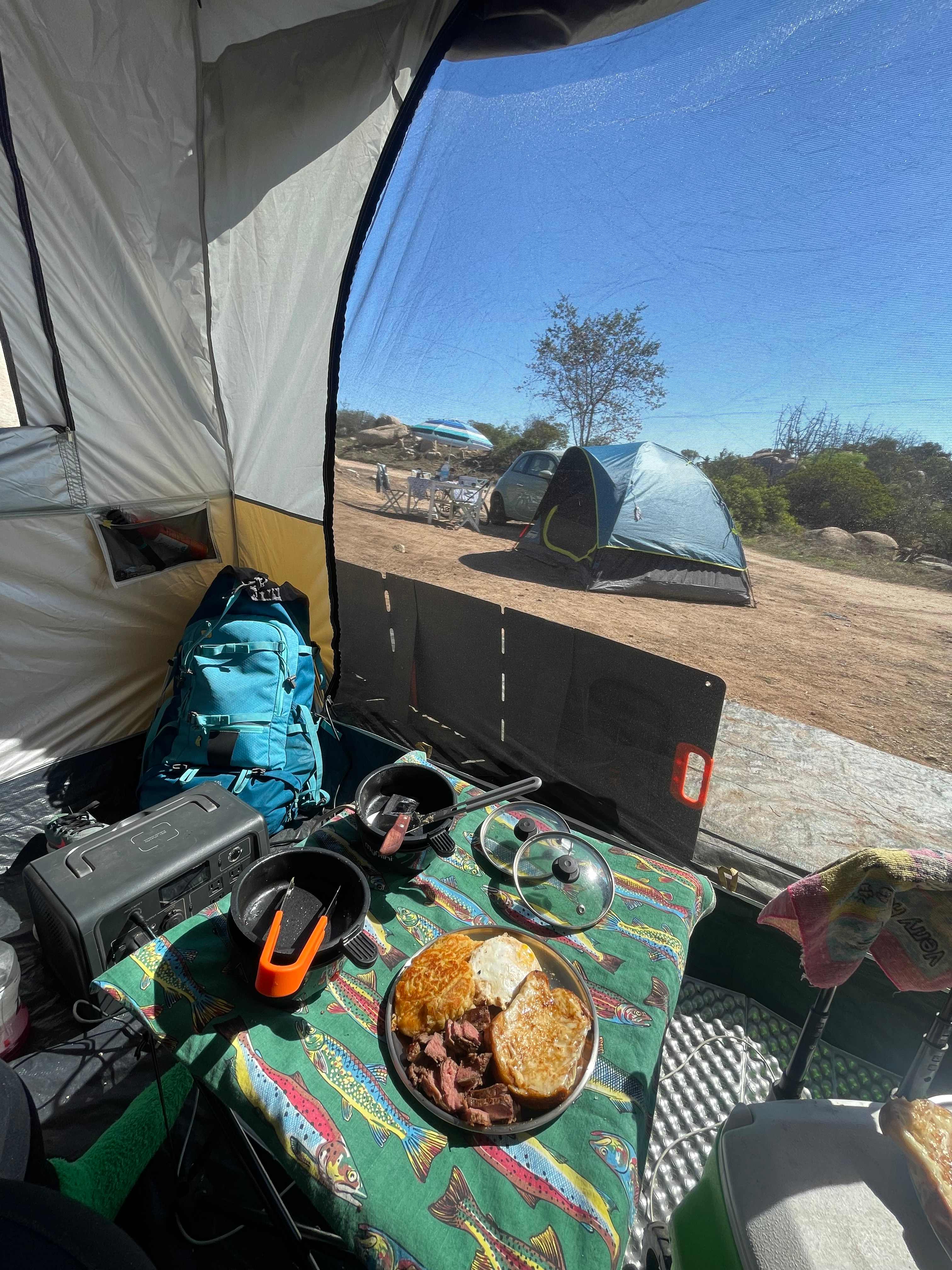 It’s a large site! Can have the kids playing and feel safe since there is a big area. Also a good place to play kickball